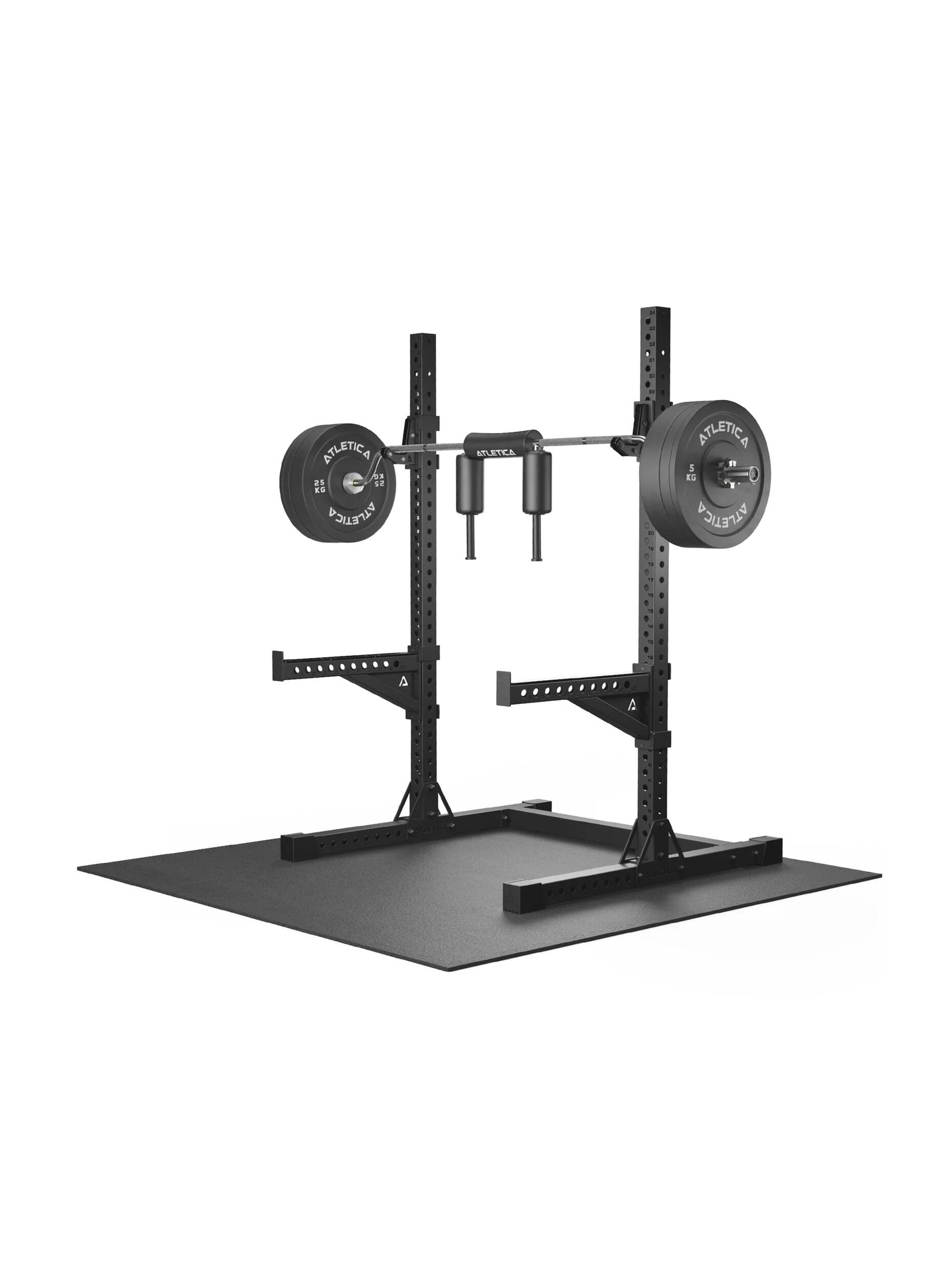 Safety Squat Bar |Ø 50 mm | 220 cm | 19,5 kg | Angenehme Griffe/Polster 2/7