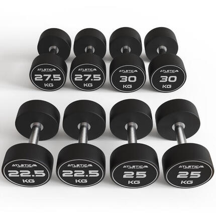Polyurethan Rundhantel Set | 22.5 kg-30 kg |Extrem robust | Geruchsfrei