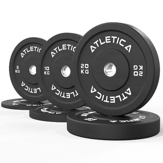 Bumper Plates Set | 70kg aus 2 x 5 kg ∣ 2x 10 kg ∣ 2x 20 kg