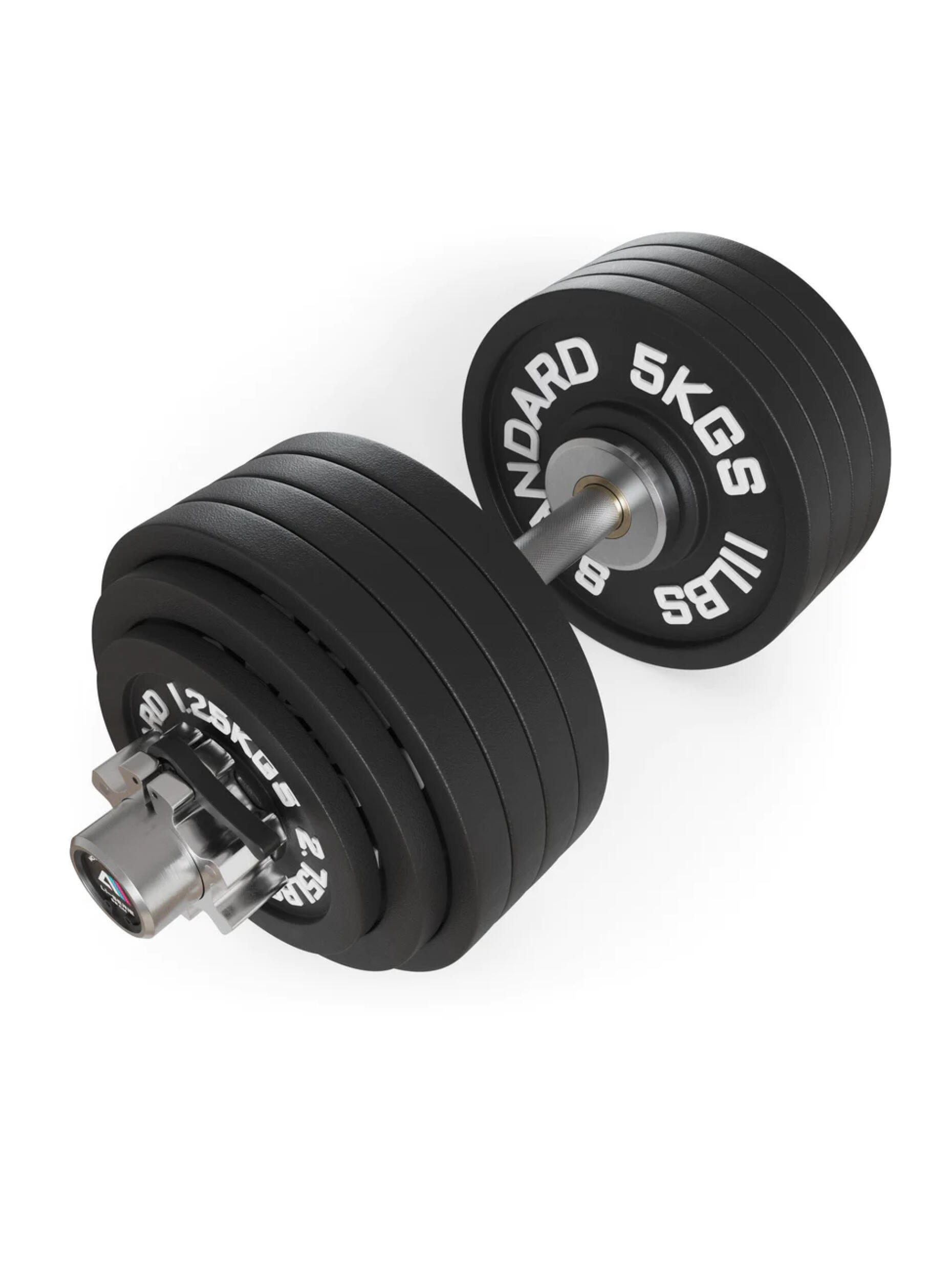 L1 Olympia | Kurzhantel Set | 52 cm | 47,5 kg Iron Plates | Ø 50 mm 3/7