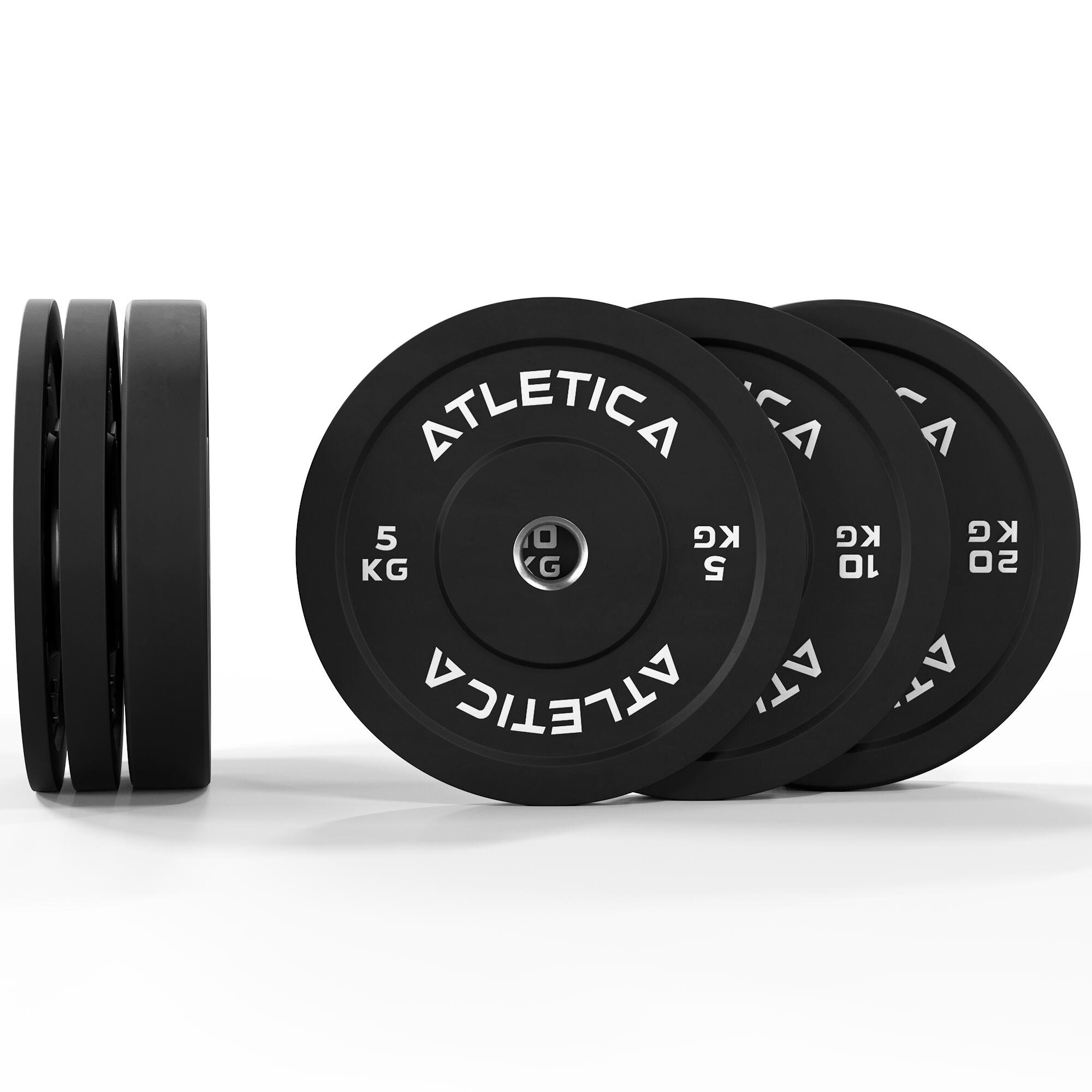 Bumper Plates Set | 70kg aus 2 x 5 kg ∣ 2x 10 kg ∣ 2x 20 kg 3/3