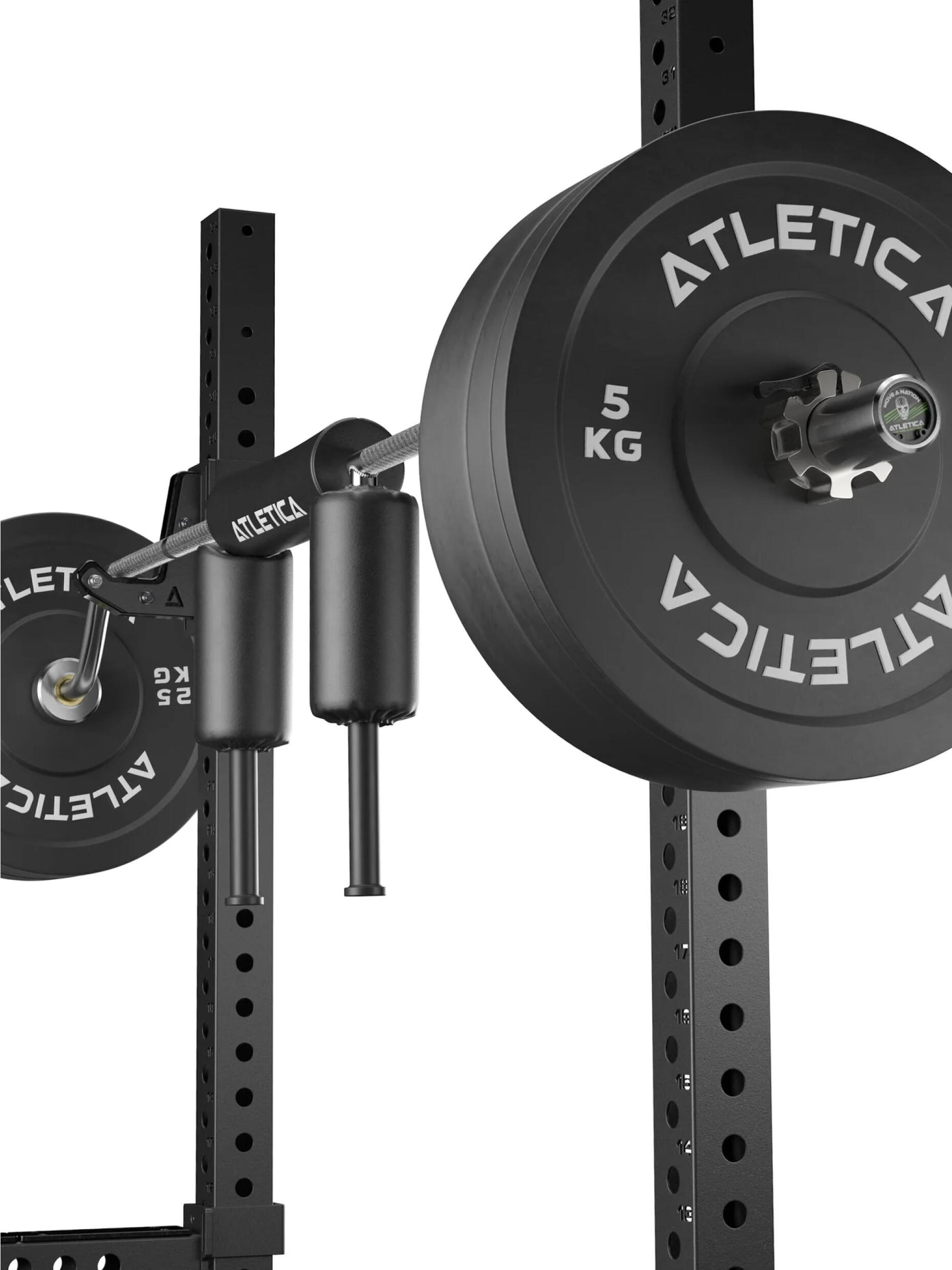 Safety Squat Bar |Ø 50 mm | 220 cm | 19,5 kg | Angenehme Griffe/Polster 3/7