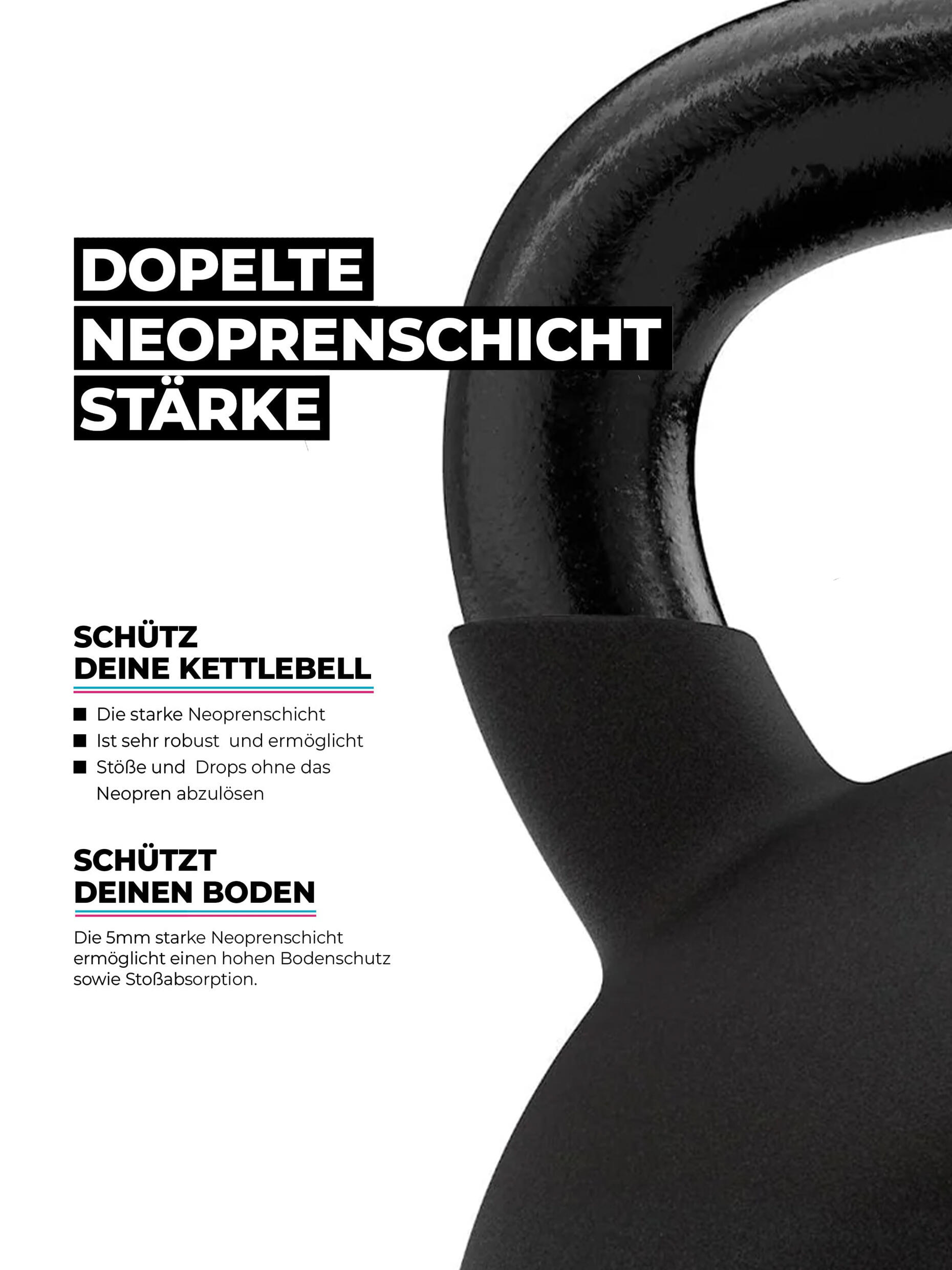 Kettlebell | 16kg | TÜV geprüft auf Schadstoffe 6/7