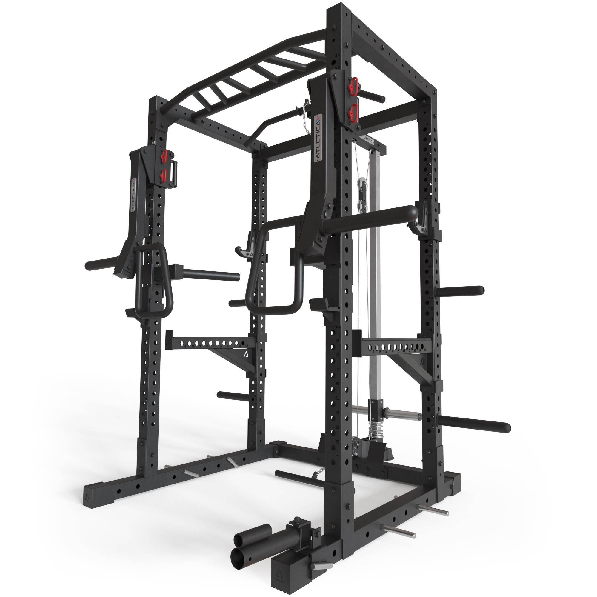 R7-Kano Power Rack mit  Latzug-/Ruderstation | 220cm höhe 1/5
