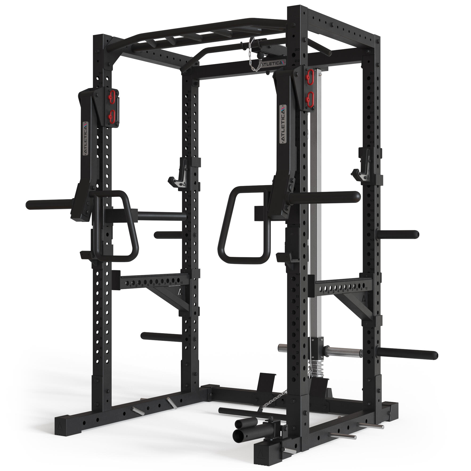 R7-Kano Power Rack mit  Latzug-/Ruderstation | 220cm höhe 5/5