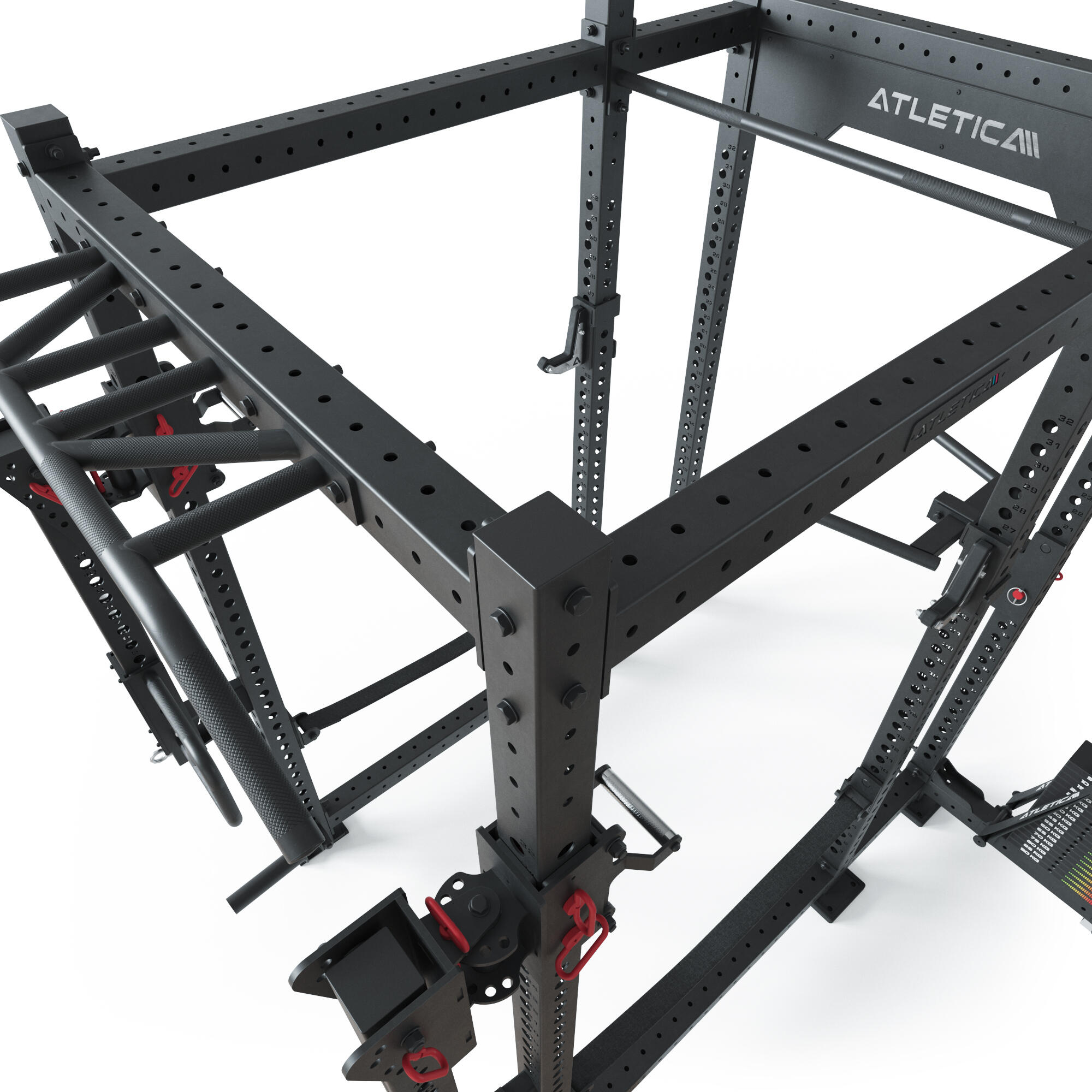 R8-Sentinel PRO Power | Cable Rack mit 90 kg Stack,Jammer Arms, J-Hooks 7/7