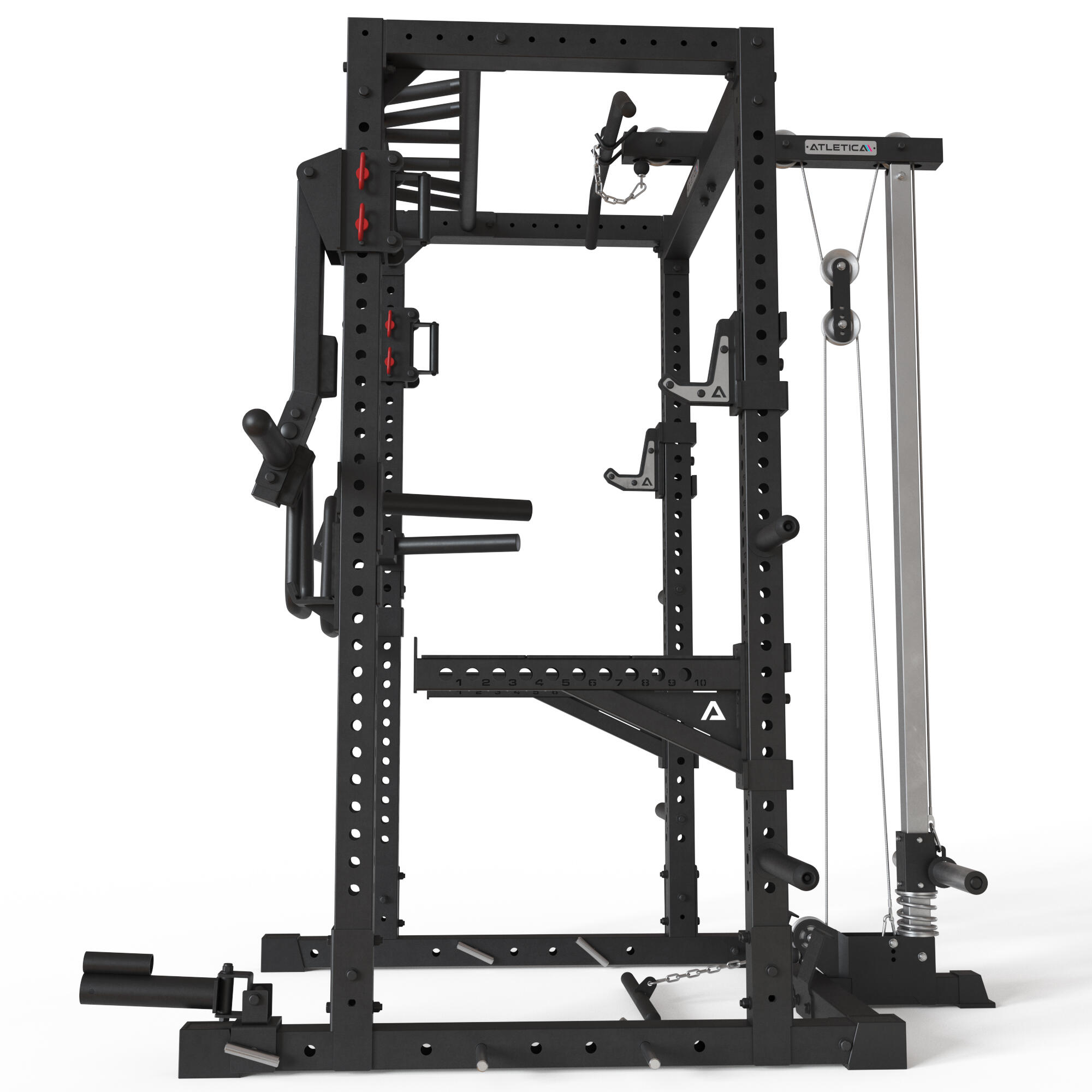 R7-Kano Power Rack mit  Latzug-/Ruderstation | 220cm höhe 3/5