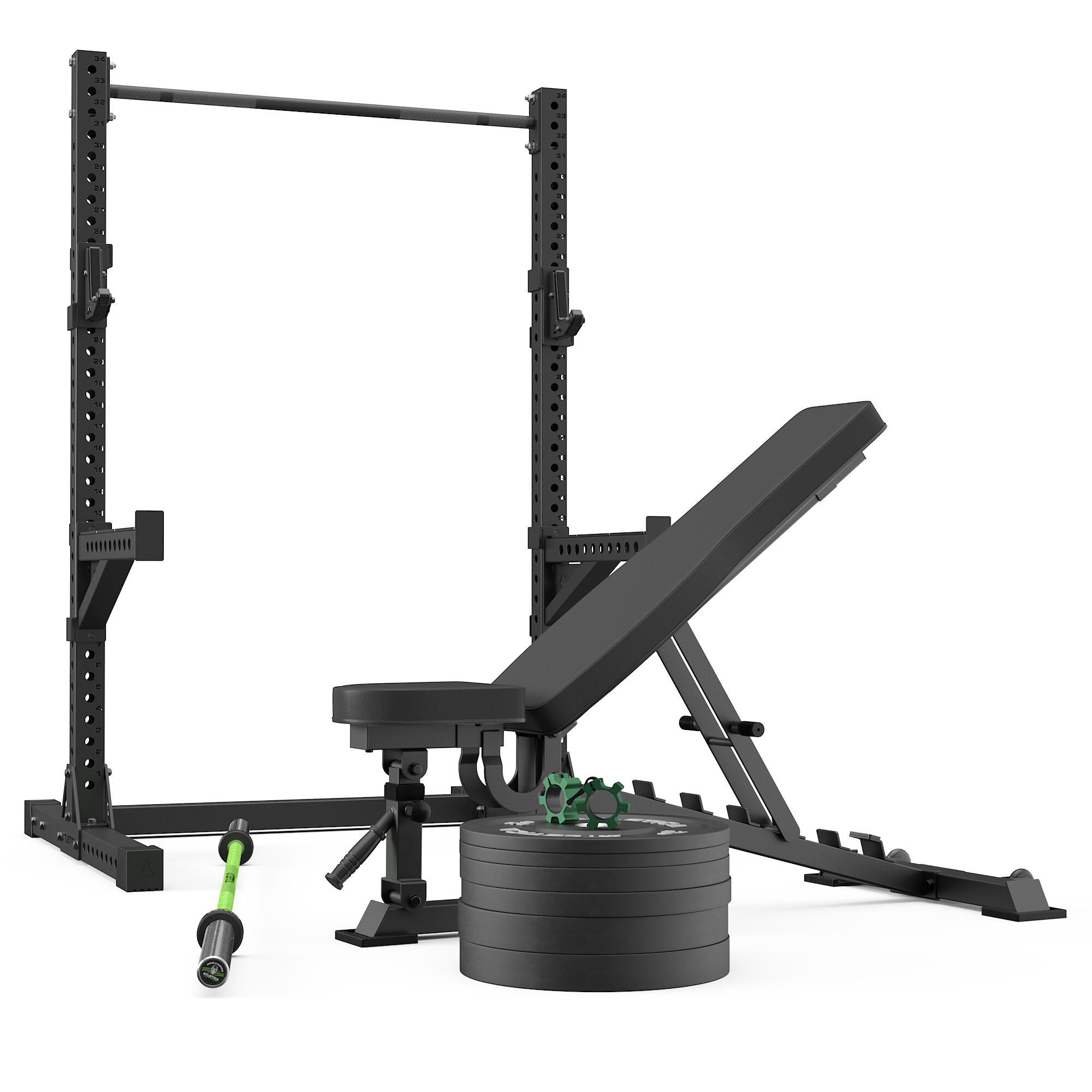 R7 Squat Rack | Storm Set | 203cm 4/7