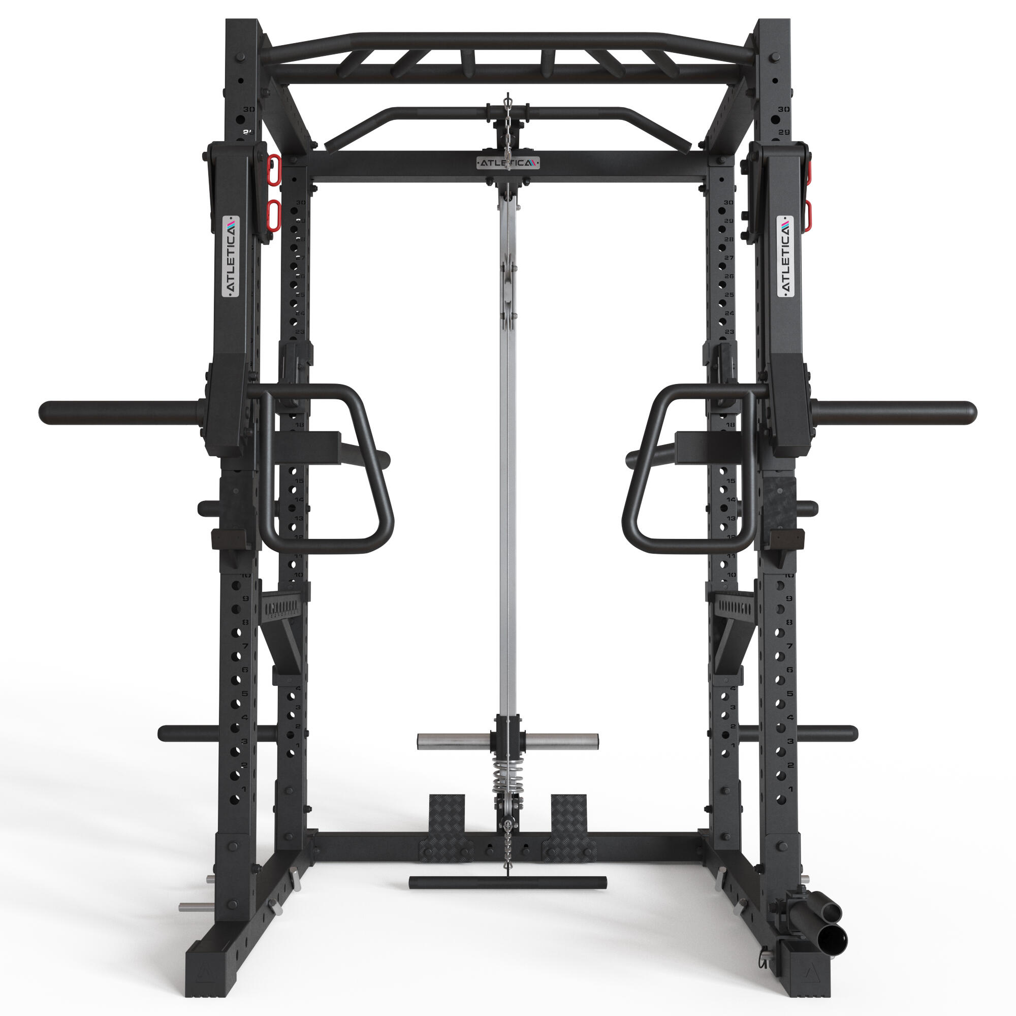 R7-Kano Power Rack mit  Latzug-/Ruderstation | 220cm höhe 2/5