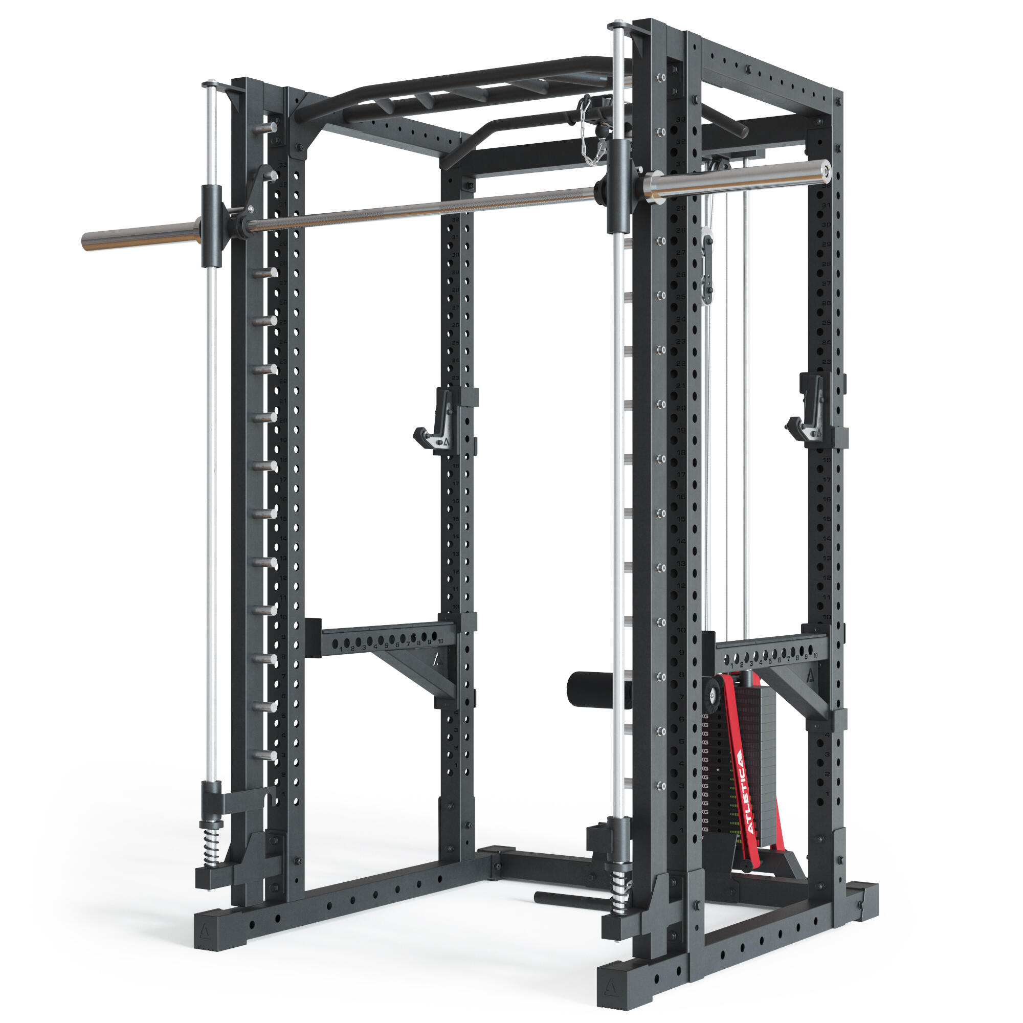 R7-Daemon Power Rack | Power Rack mit Steckgewichten und Smith Machine 6/6