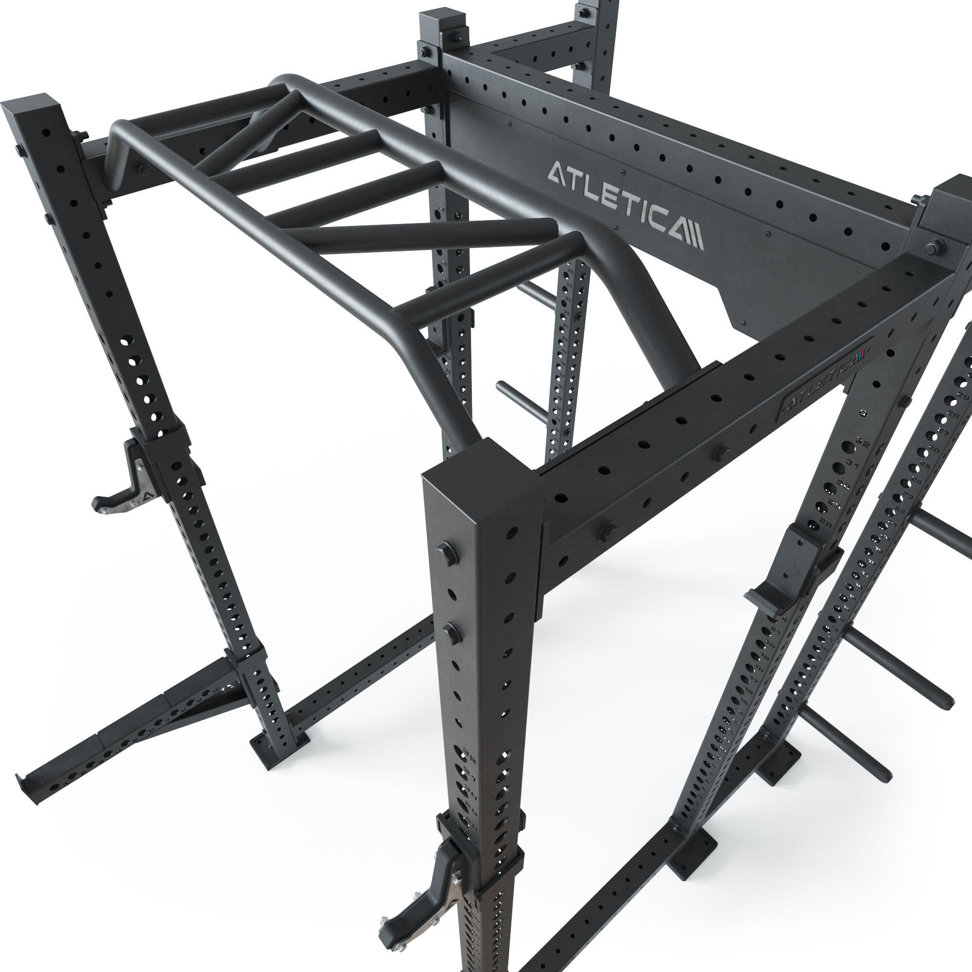 R8-Apache Power Rack | 6-Pfosten | 226 cm Höhe | 123x143 cm Grundfläche 7/7