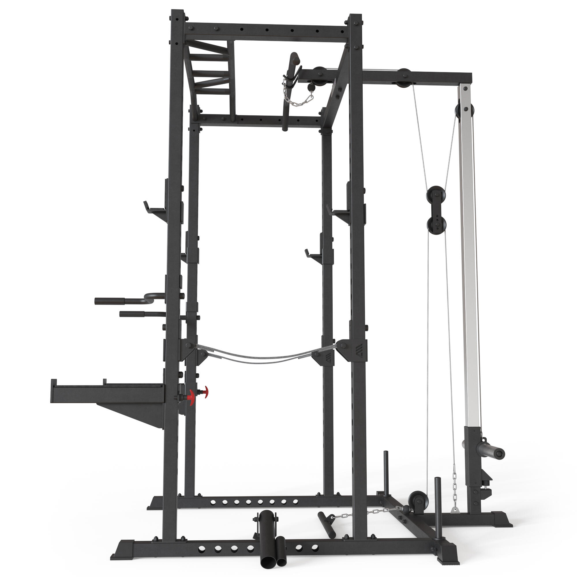 R5-Combat Power Rack | Squat Rack mit Vollausstattung | 195cm höhe 4/6
