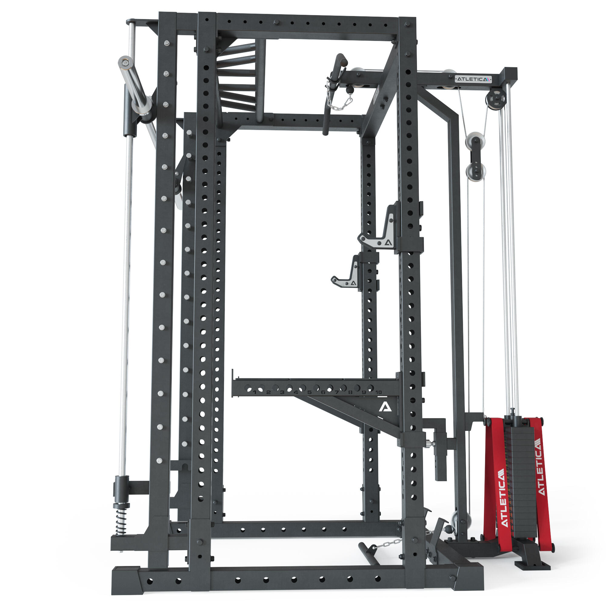 R7-Daemon Power Rack | Power Rack mit Steckgewichten und Smith Machine 4/6