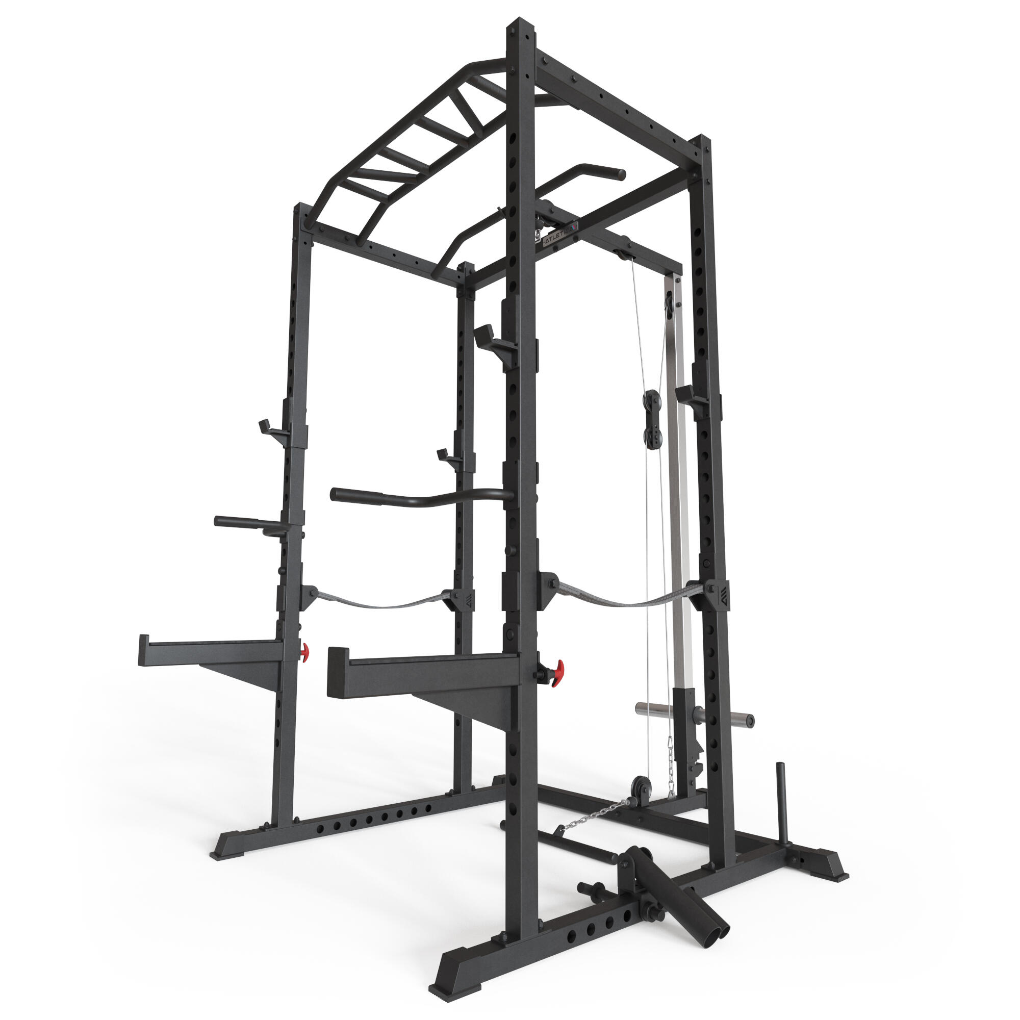 R5-Combat Power Rack | Squat Rack mit Vollausstattung | 195cm höhe 2/6