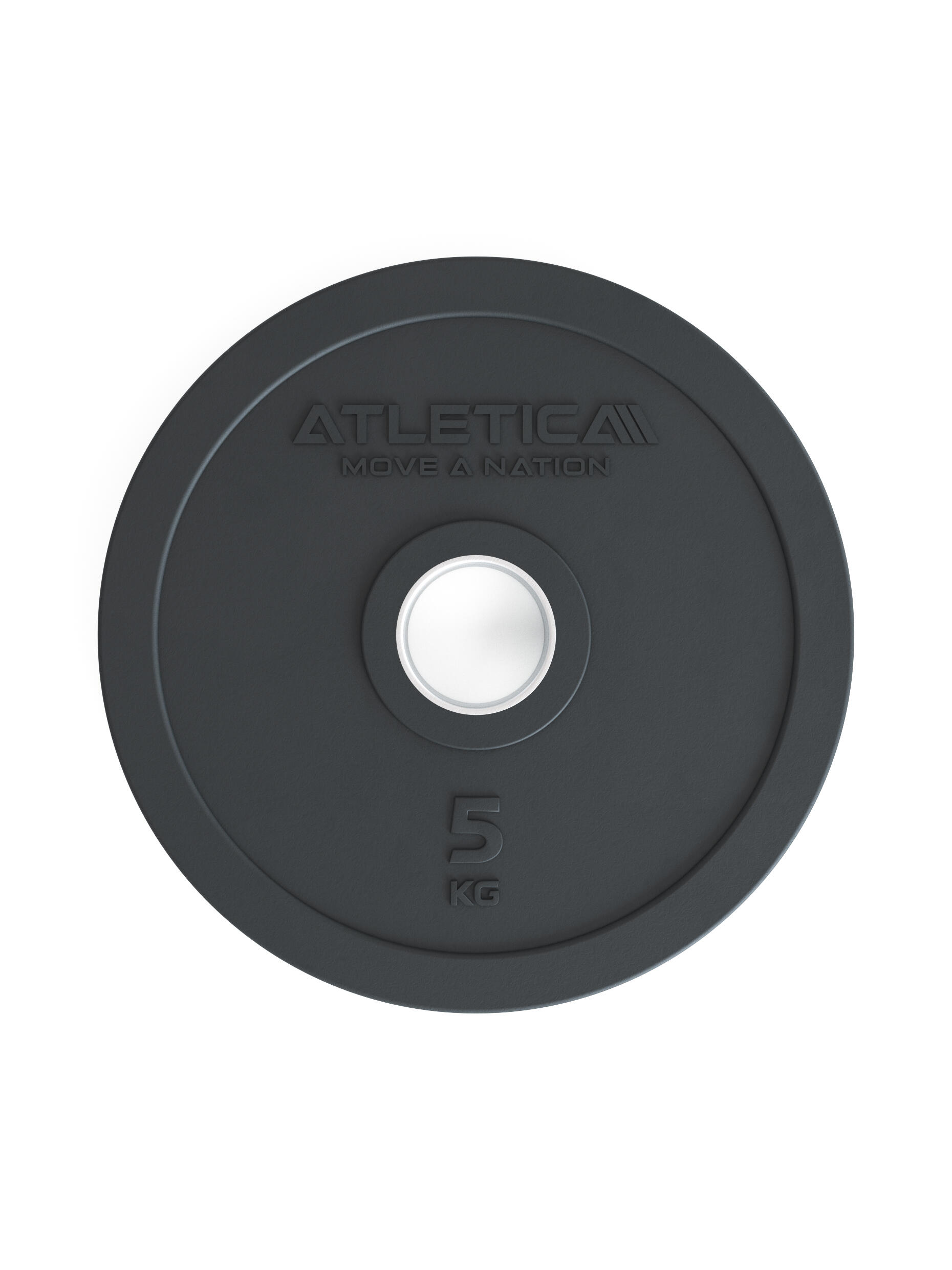 Rubber Plates Paar | 5kg | 50 mm | Edelstahl Ring 2/3