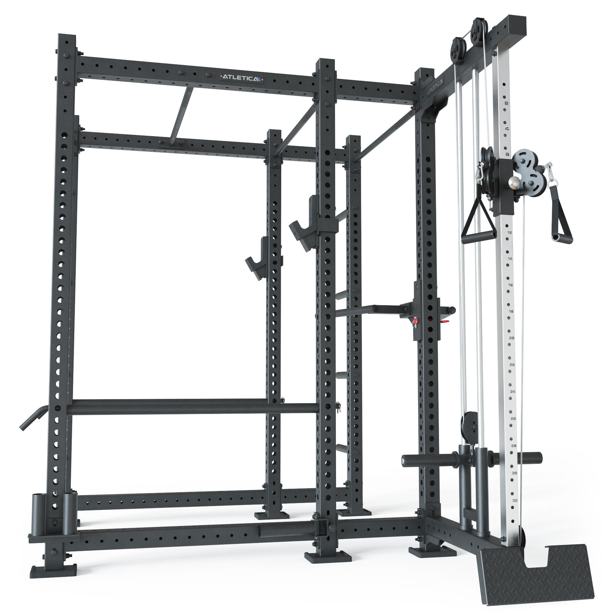 R8 Raptor Power Rack | Cable Full Rack | 173x265 cm Fläche 3/6