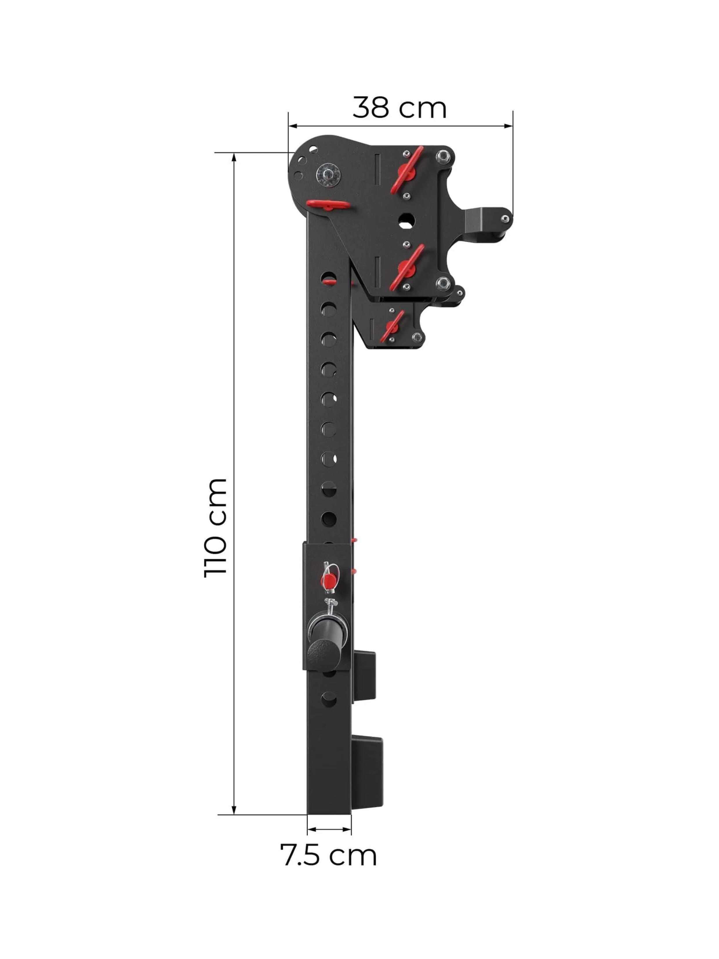 R8-Jammer Arms | 75x75x3 mm Stahlprofil | 54 kg | 110 cm 7/7