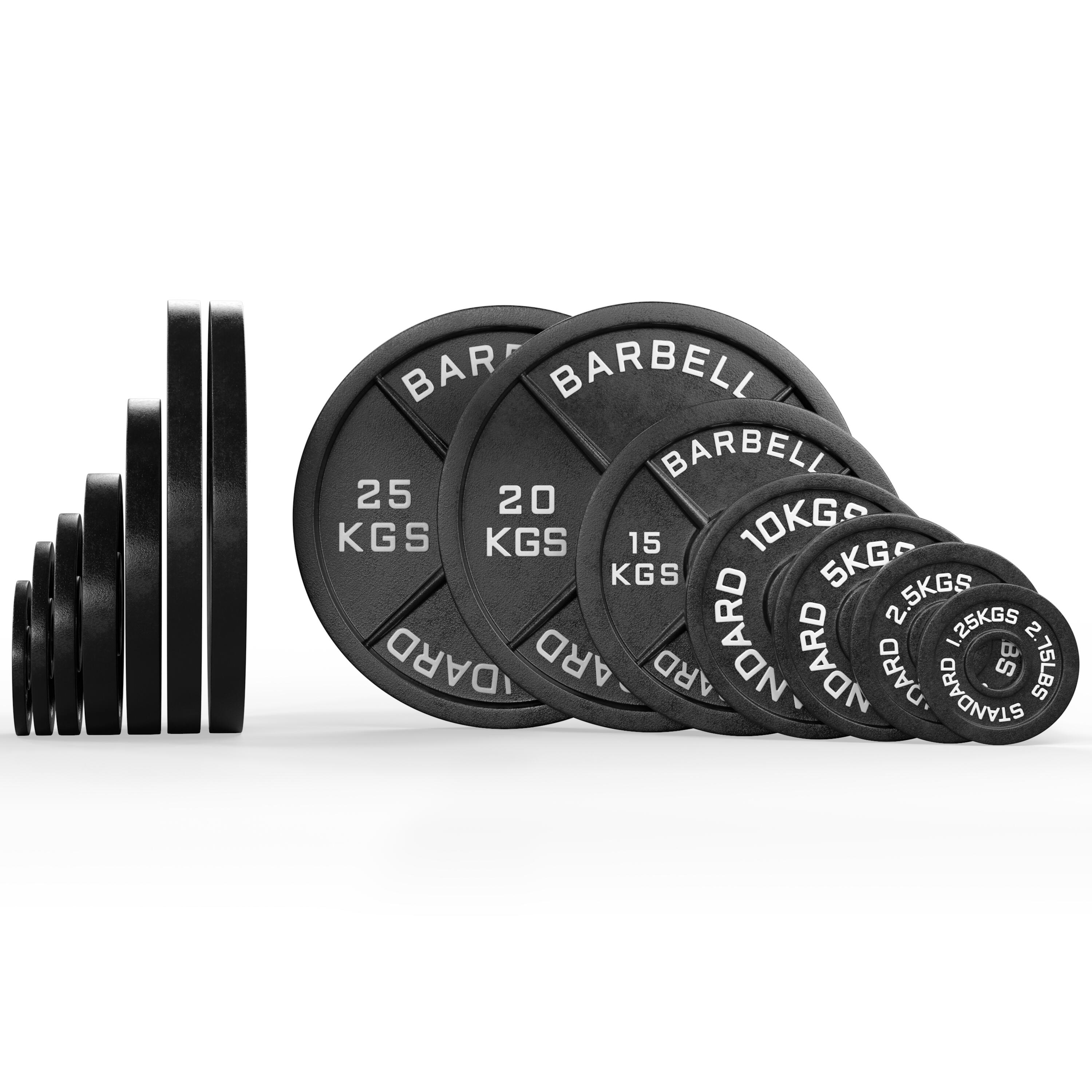 Iron Plates Set | 157.5kg ∣ Gusseisen ∣ 50mm 3/3