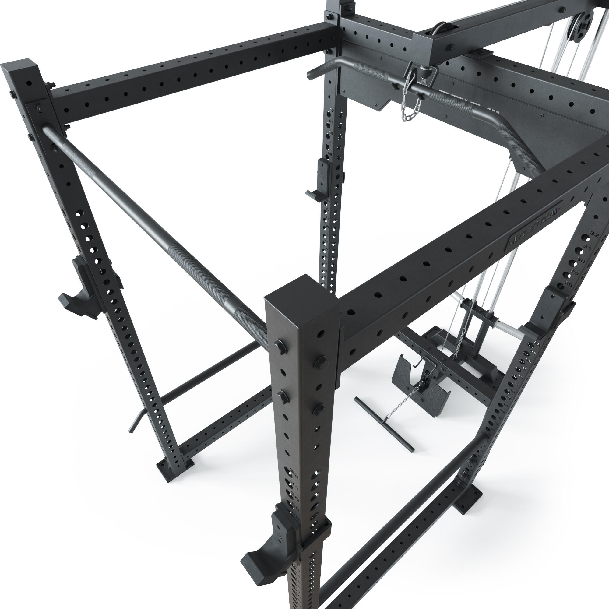R8-Blaster Power Rack | 226 cm Höhe | 123x211 cm Grundfläche | 220 kg 7/7