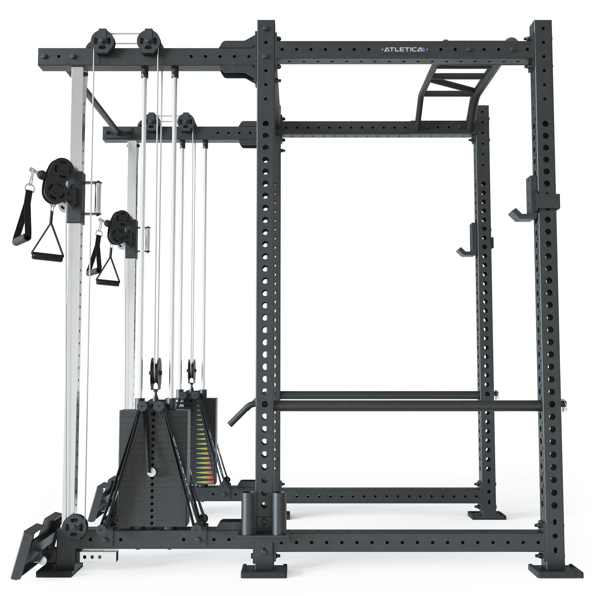 R8-Duality PRO Power Rack | 444 kg schwer | 183x235 cm Grundfläche 3/6