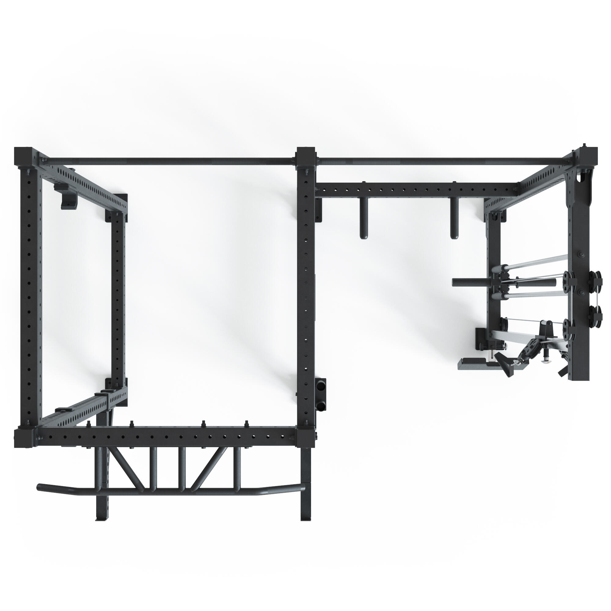 R8-Drift Power Rack |Plate Loaded Kabelzug | 123x261 cm Fläche | 236 kg 4/6