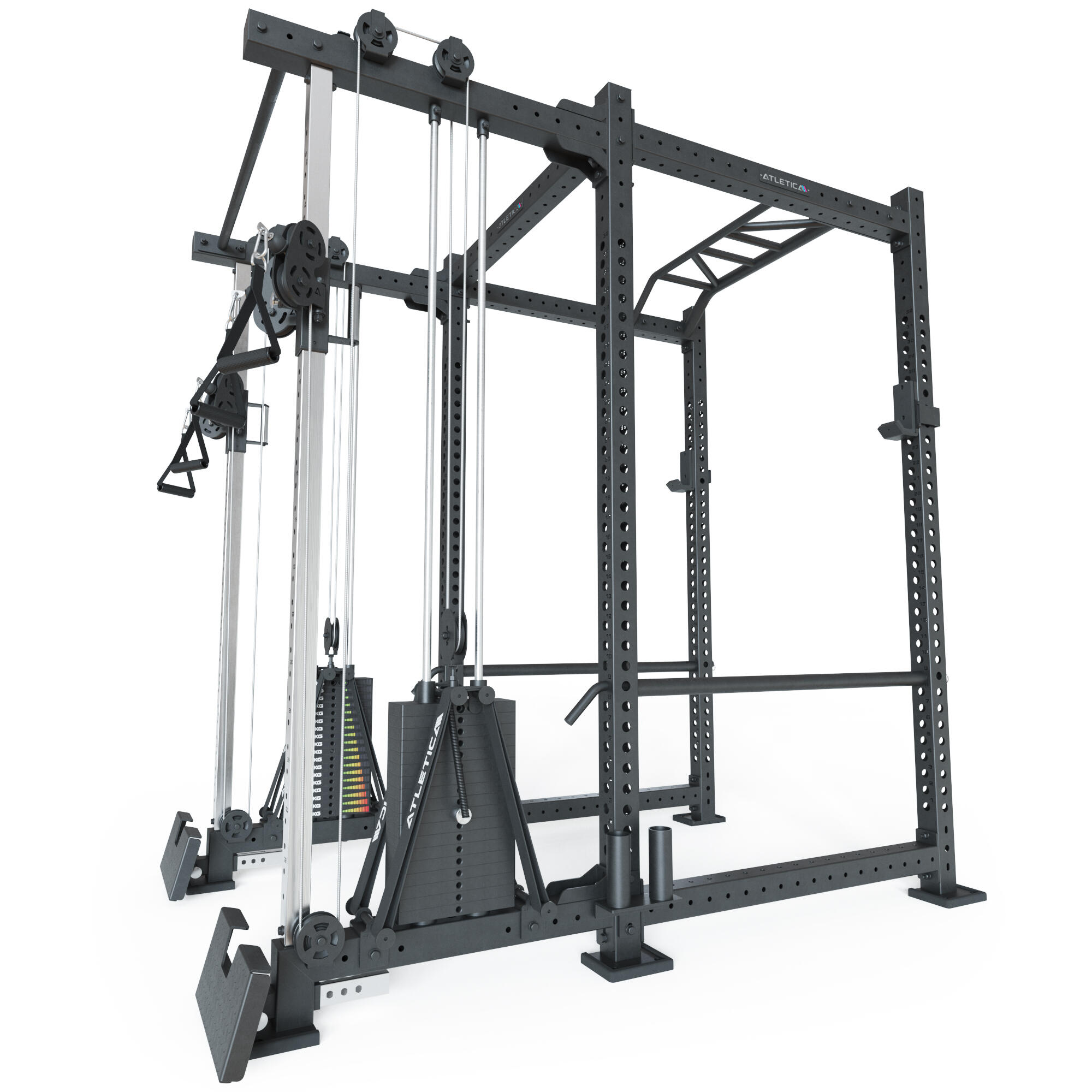 R8-Duality PRO Power Rack | 444 kg schwer | 183x235 cm Grundfläche 5/6
