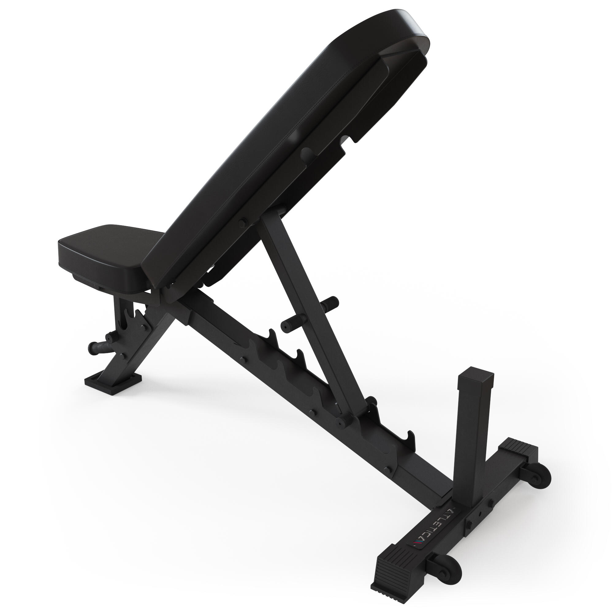 B4 Verstellbare Hantelbank - Leder | Bis 450 kg belastbar 2/7
