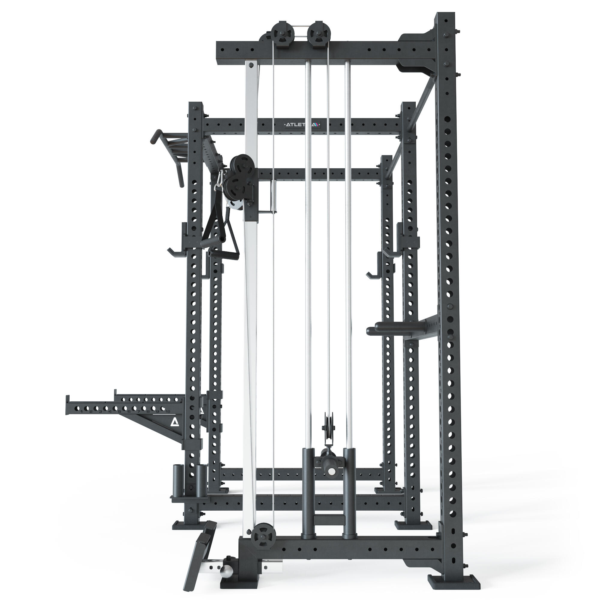 R8-Drift Power Rack |Plate Loaded Kabelzug | 123x261 cm Fläche | 236 kg 3/6