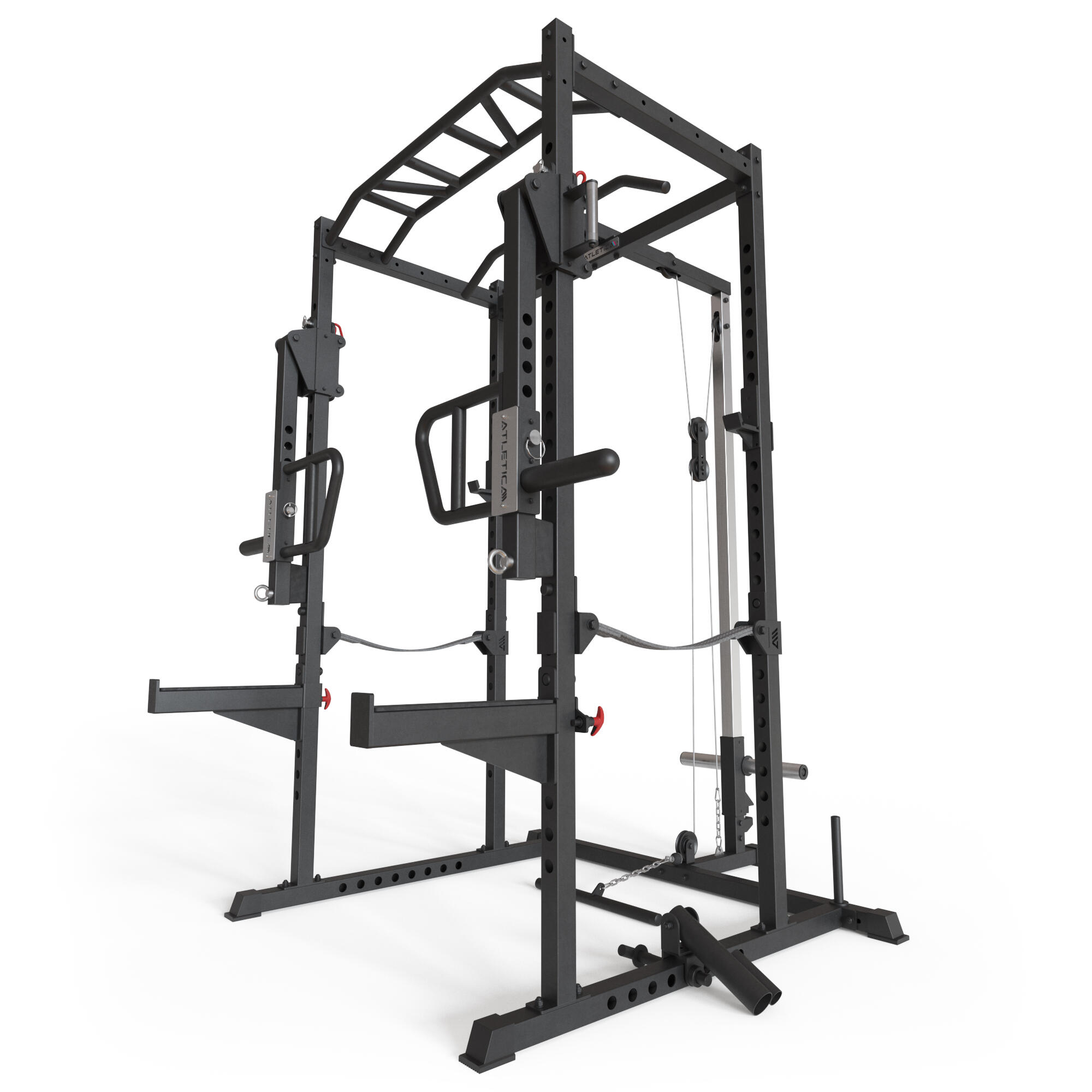 R5-Boost Power Rack | Squat Rack mit Jammer Arms | 213cm höhe 2/6
