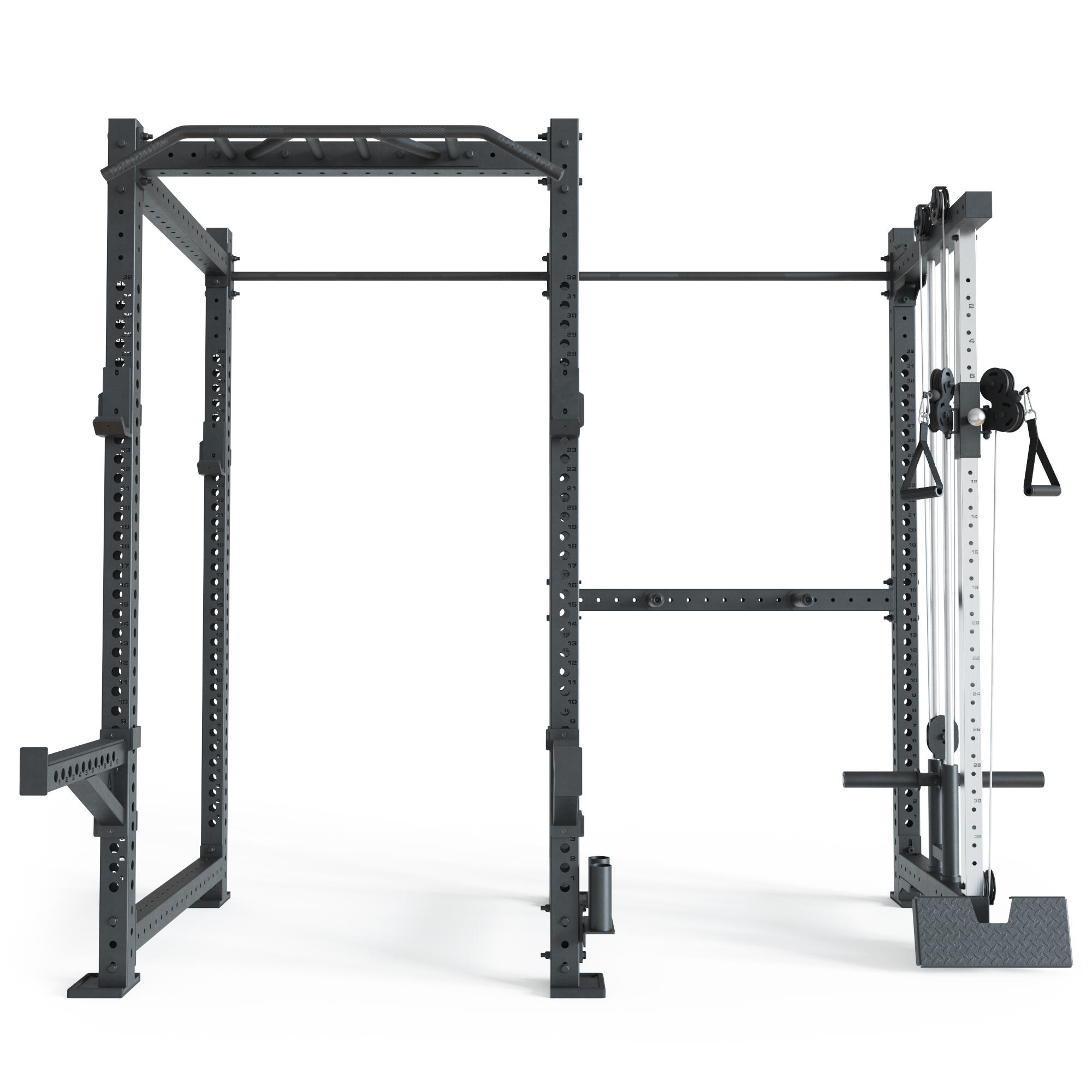 R8-Drift Power Rack |Plate Loaded Kabelzug | 123x261 cm Fläche | 236 kg 2/6