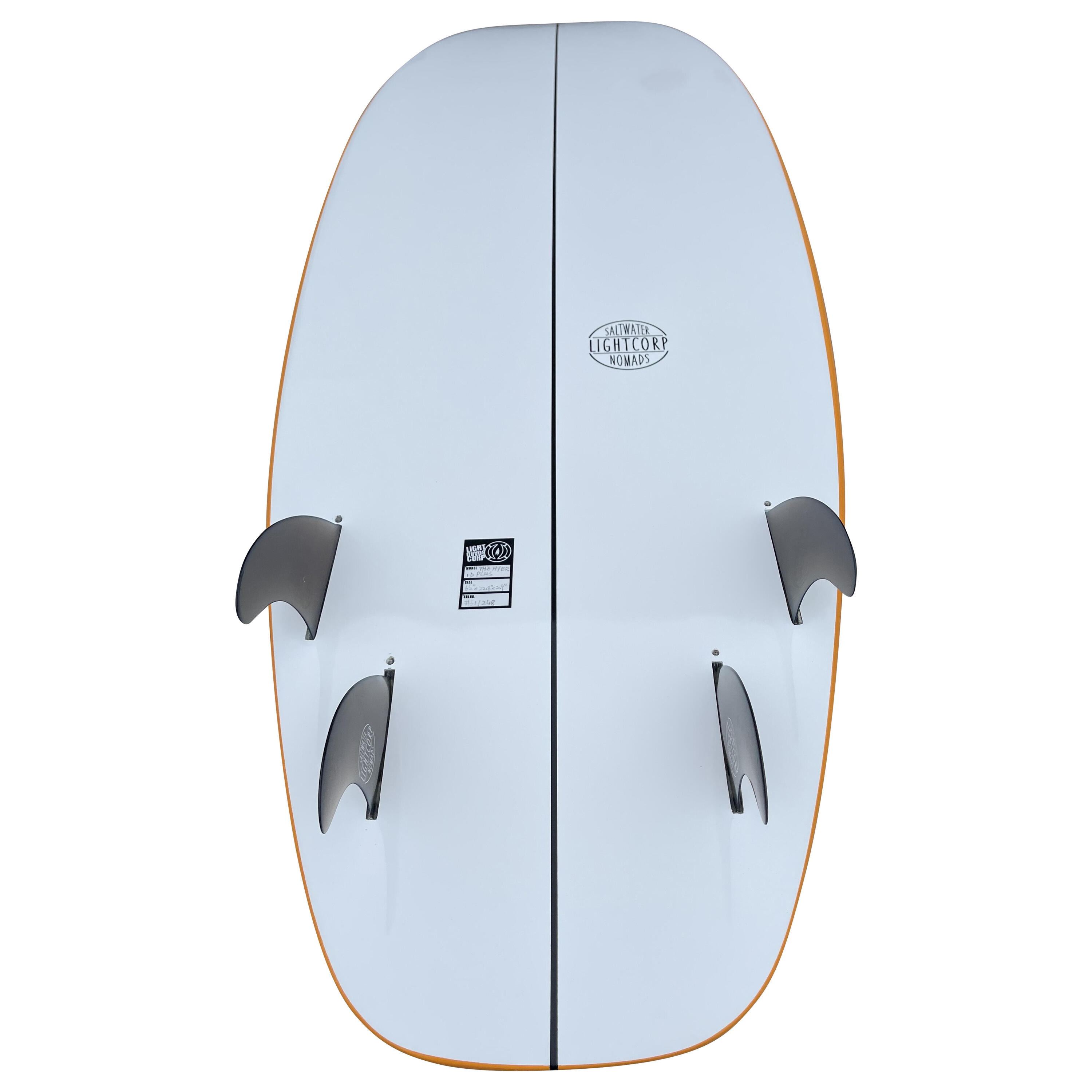 The Hybrid+ Grey 6´2"x 22.8" x 2.9"    47,61L 5/6