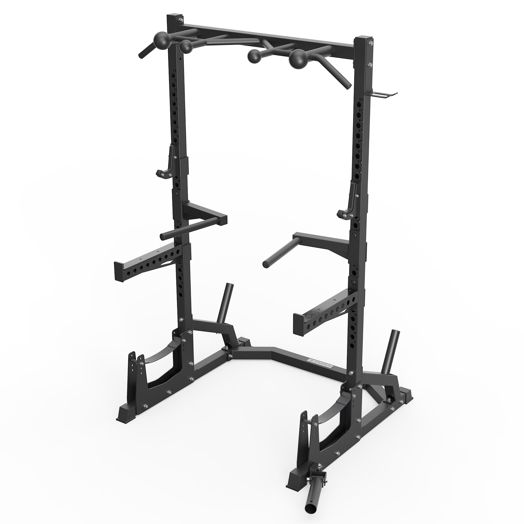 R7 Half Rack ∣ 214 cm hoch ∣ Stabil mit 102 kg Eigengewicht 3/7