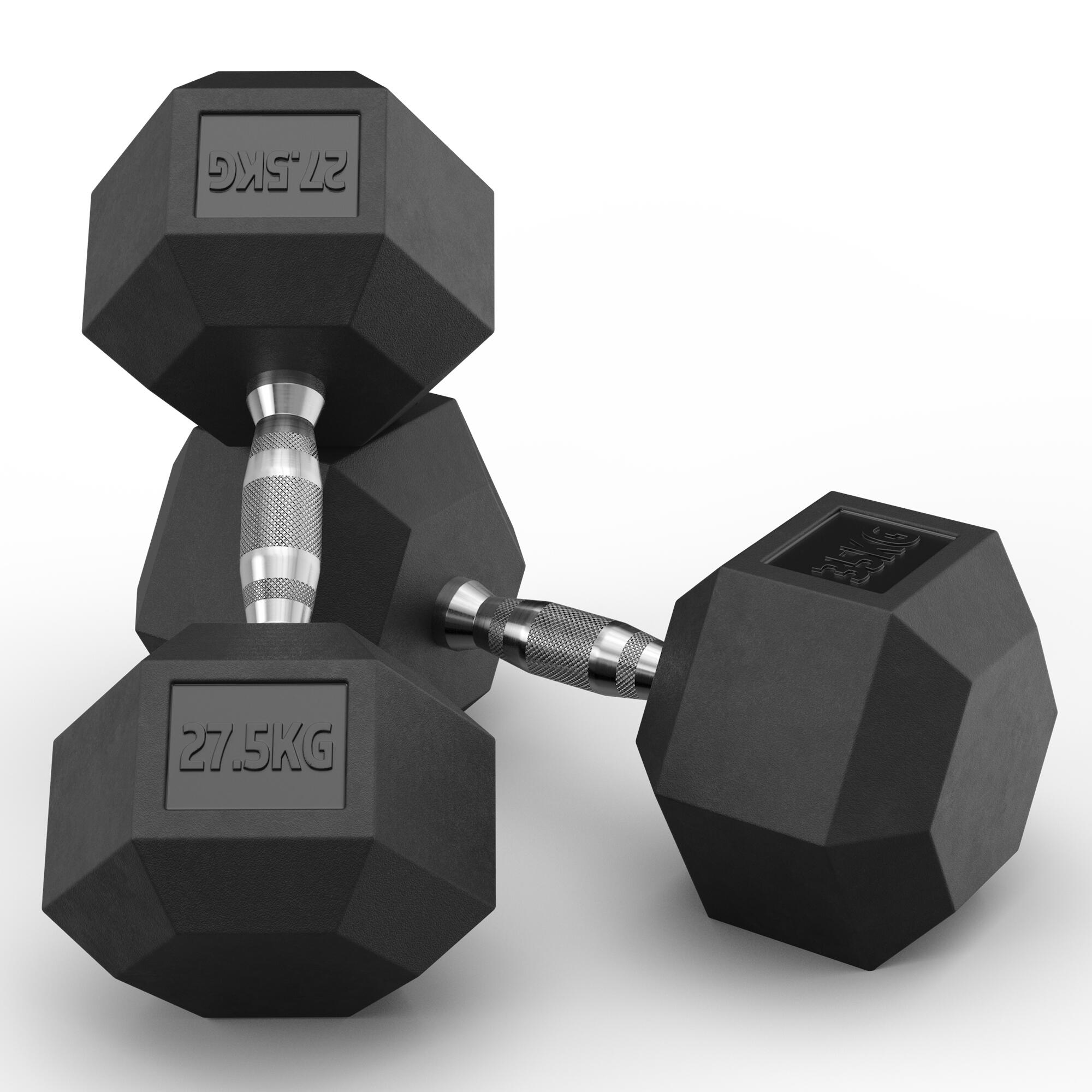 Hexagon Hantel Set | 27.5 kg - 37.5 kg ∣ Professioneller Bezug 3/3