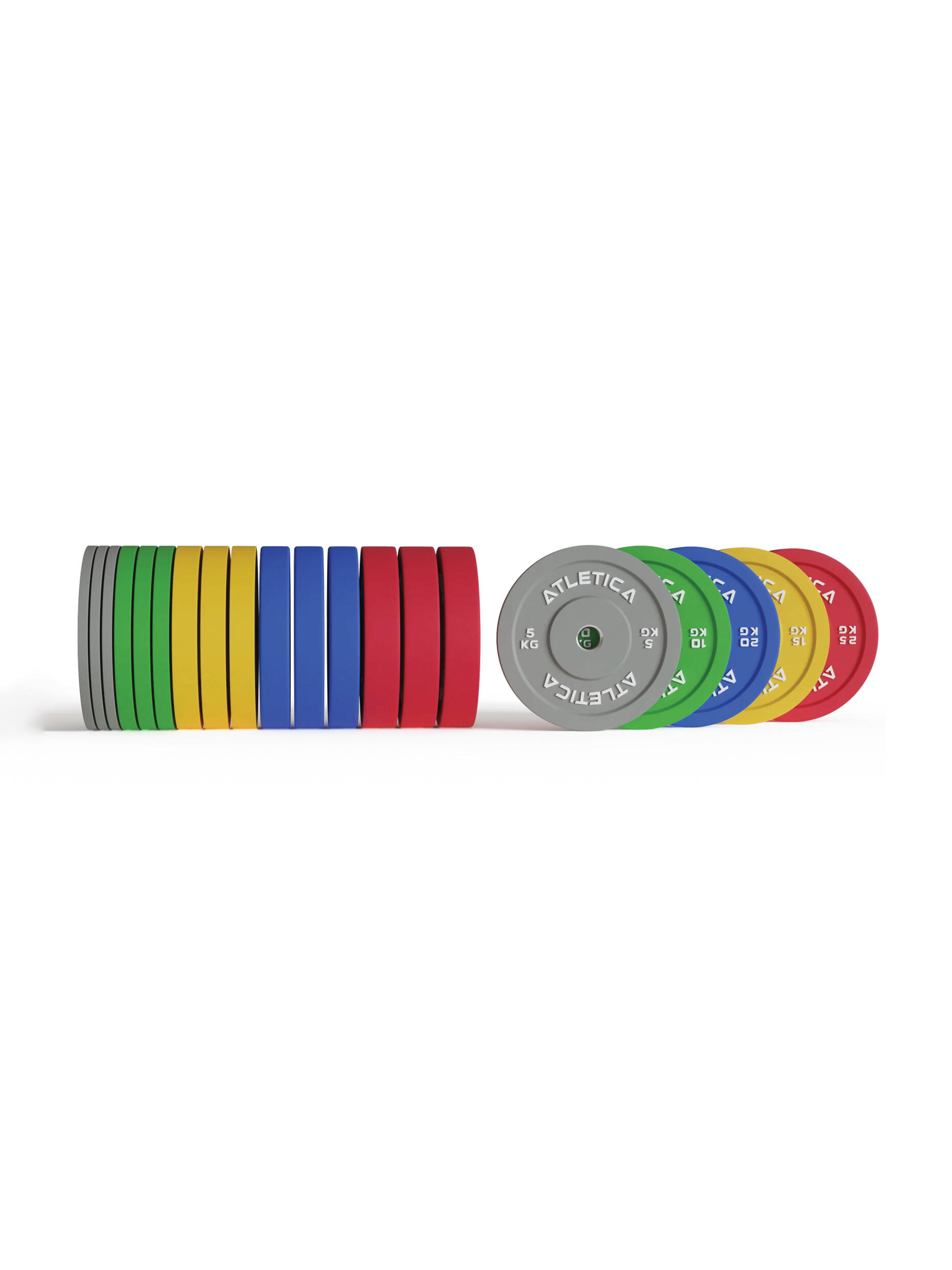 Color Bumper Plates Set | 300kg 3/3