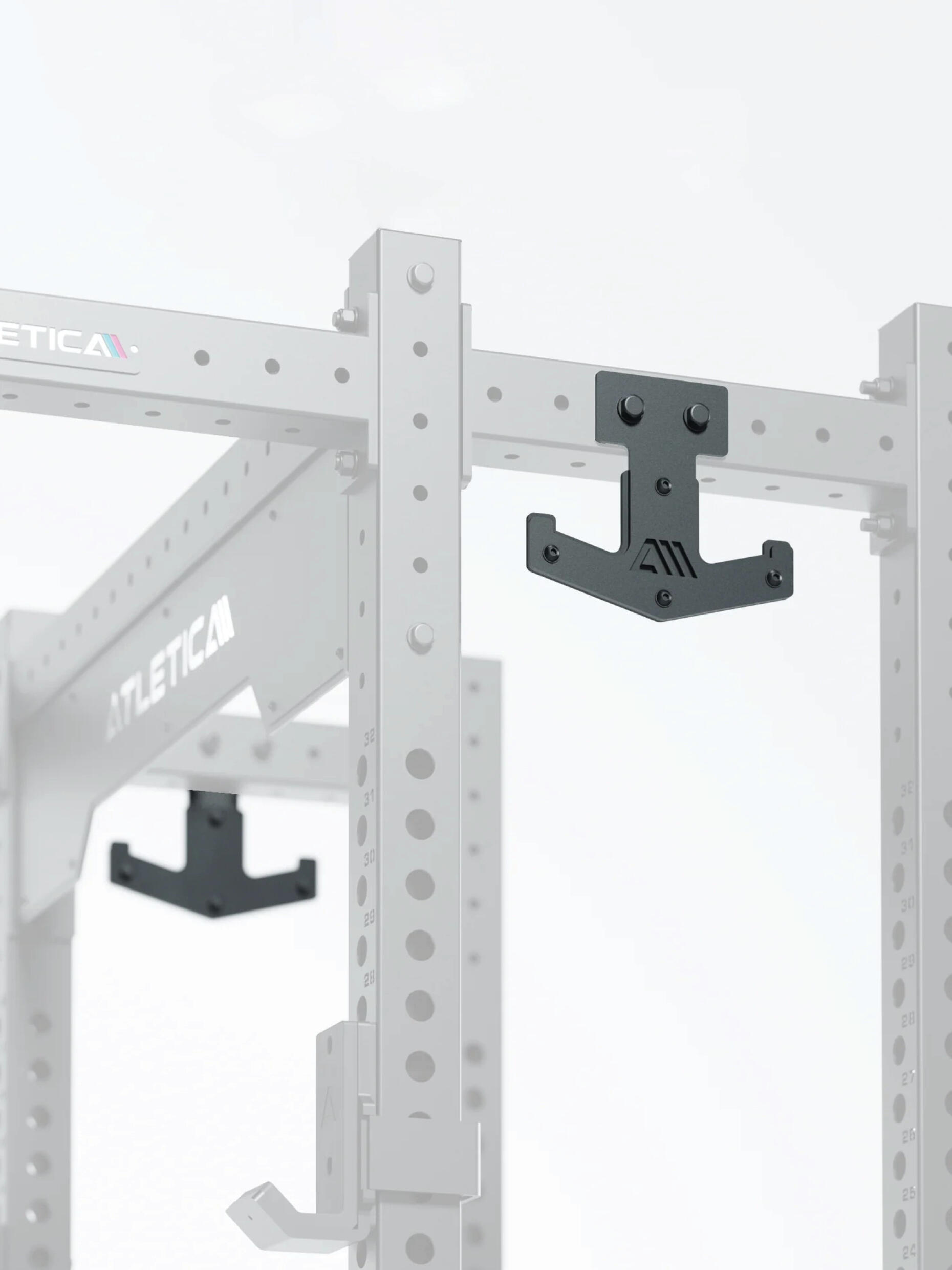 Langhantel Ablage | Horizontale Ablage von Hantelstangen am Power Rack 3/5