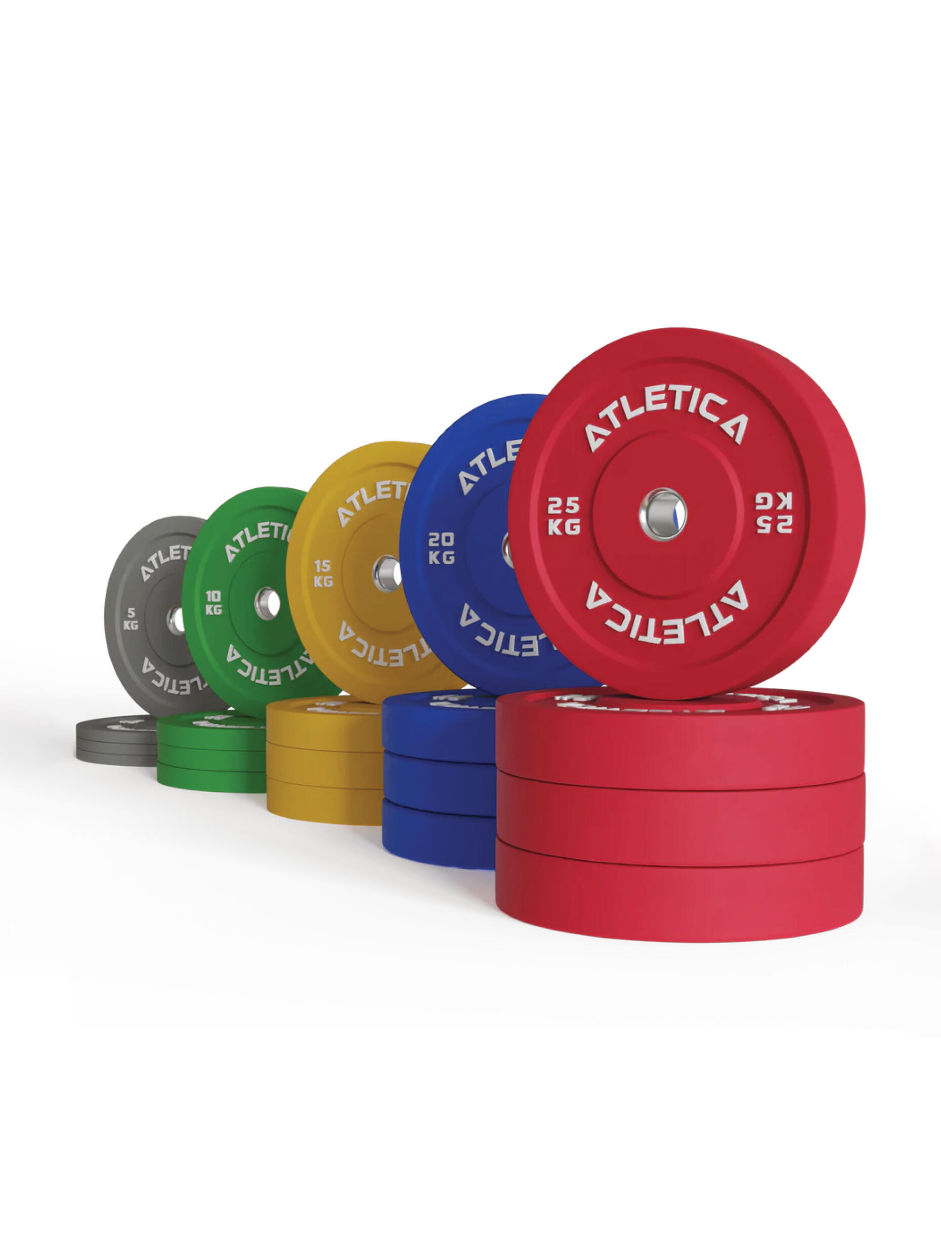 Color Bumper Plates Set | 300kg 1/3