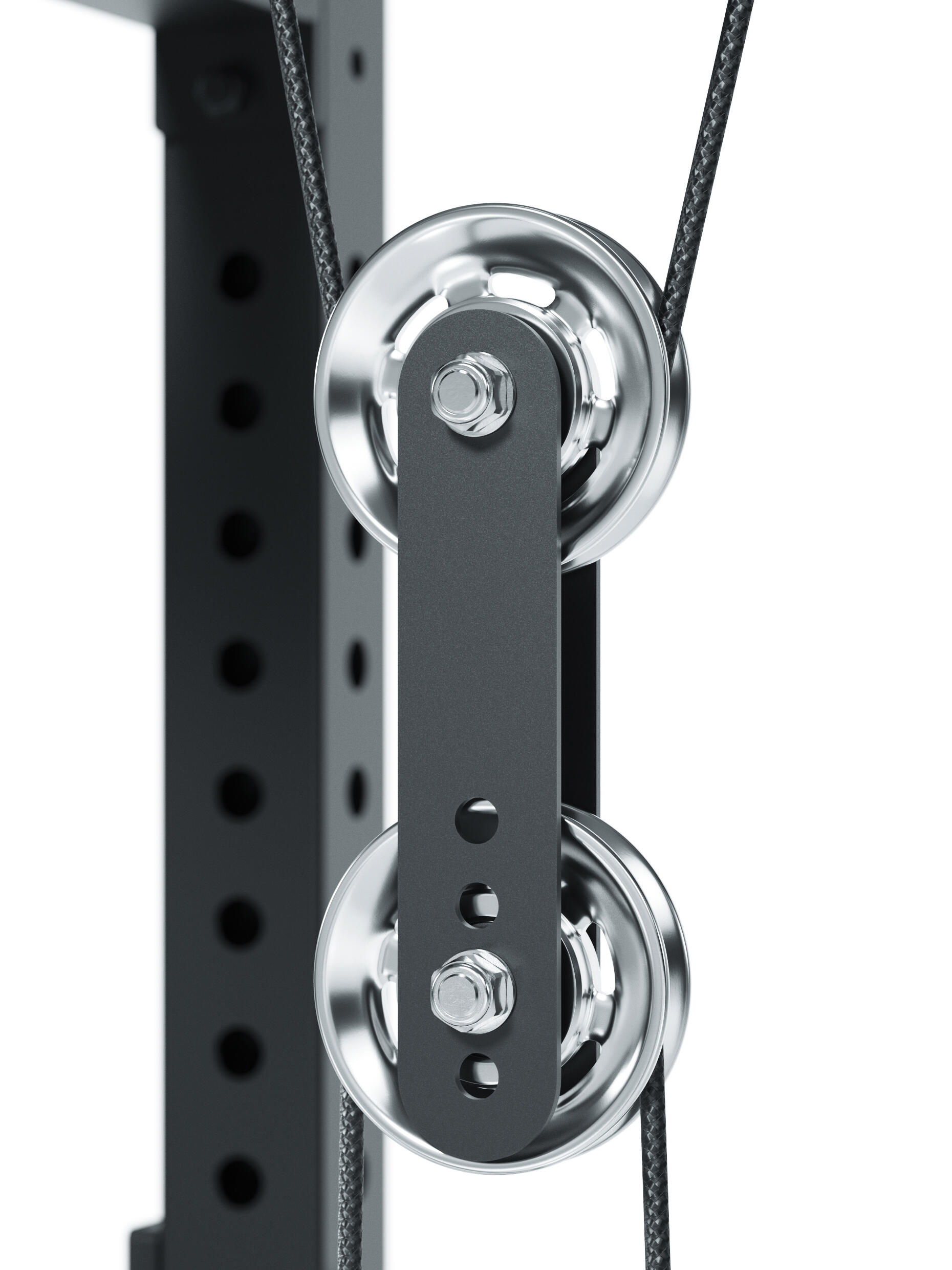 Aluminium-Seilrollen | Deutlich robuster als Plastik | 6Rollen x 90mm 2/4