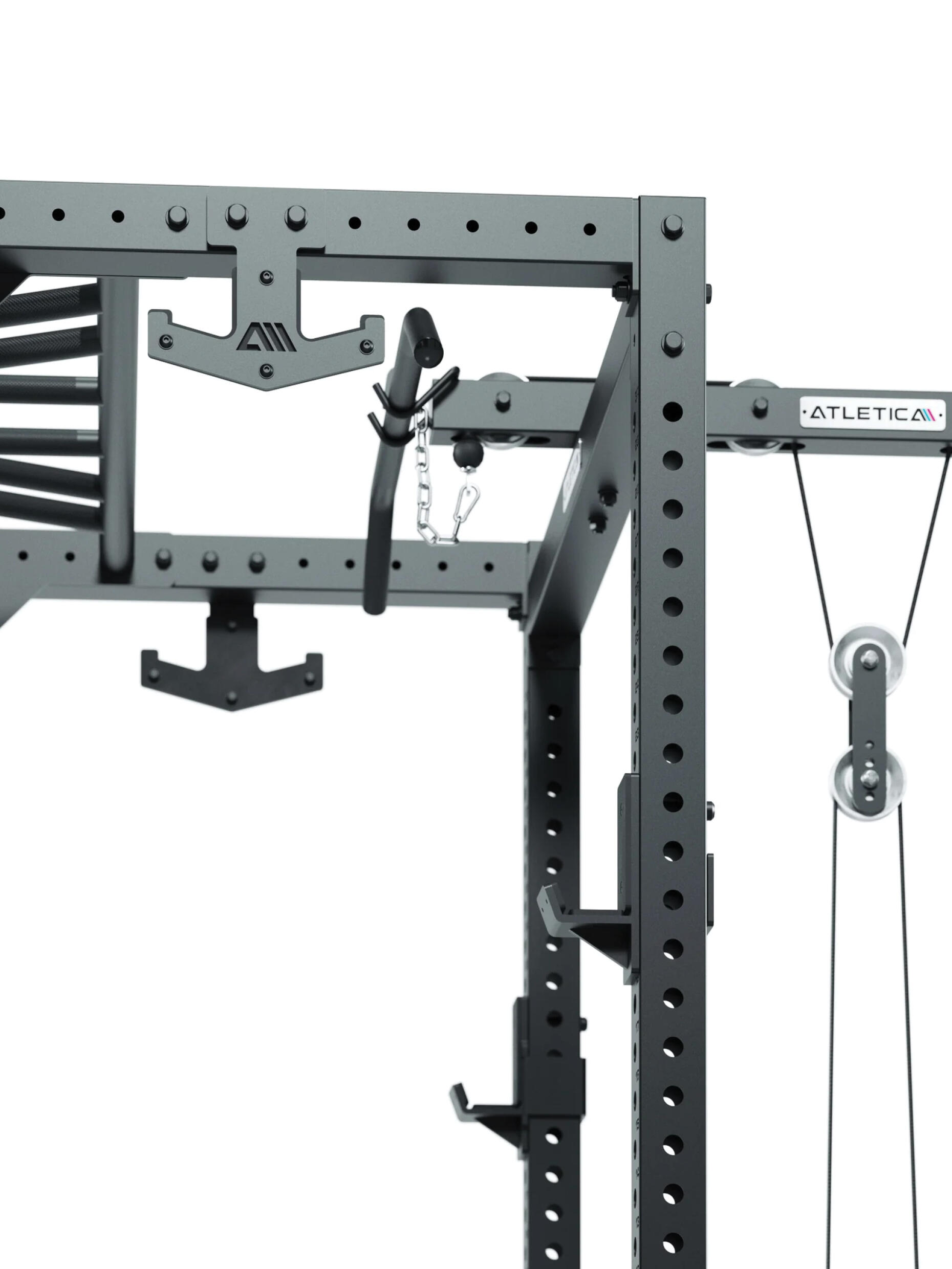 Langhantel Ablage | Horizontale Ablage von Hantelstangen am Power Rack 4/5