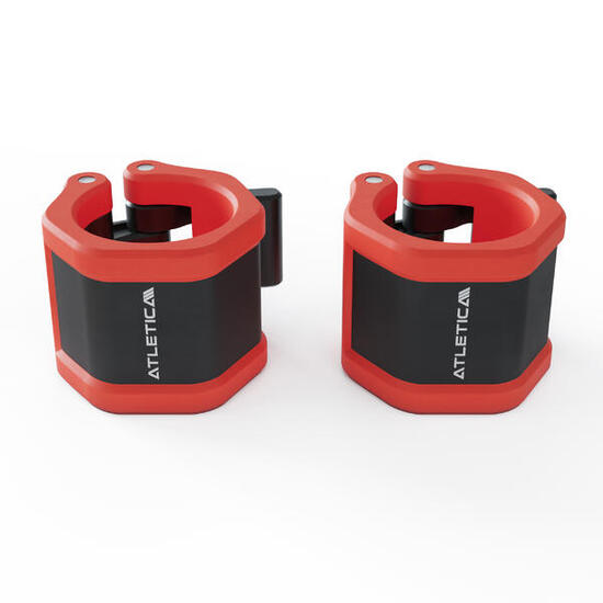 Kautschuk Verschlüsse für Hanteln | Ø 50mm | Red