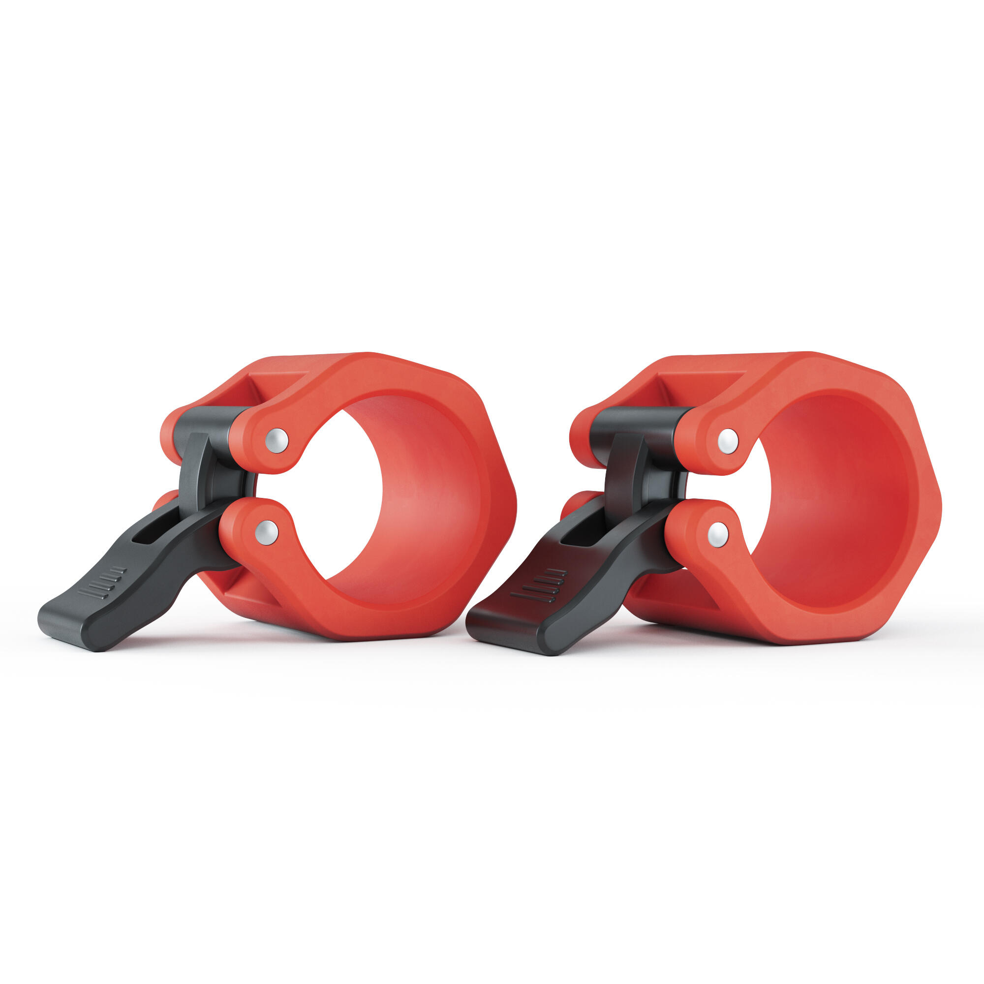 Kautschuk Verschlüsse für Hanteln | Ø 50mm | Red 3/3