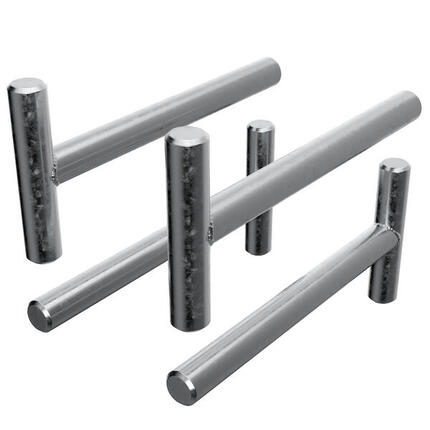 R7 Band Pegs | 4 Stifte aus Vollstahl | Kompakt und funktional