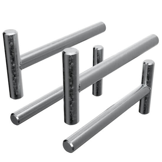 R7 Band Pegs | 4 Stifte aus Vollstahl | Kompakt und funktional