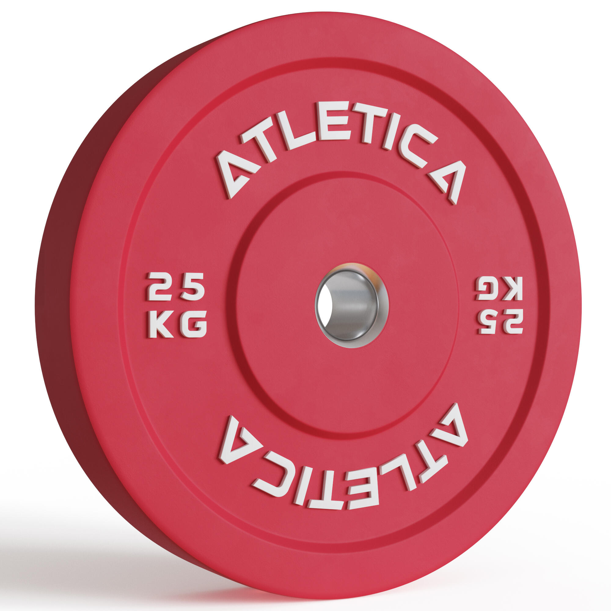 Color Bumper Plates | 2x25kg |Ø 50 mm Edelstahlring |Robust & langlebig 3/3