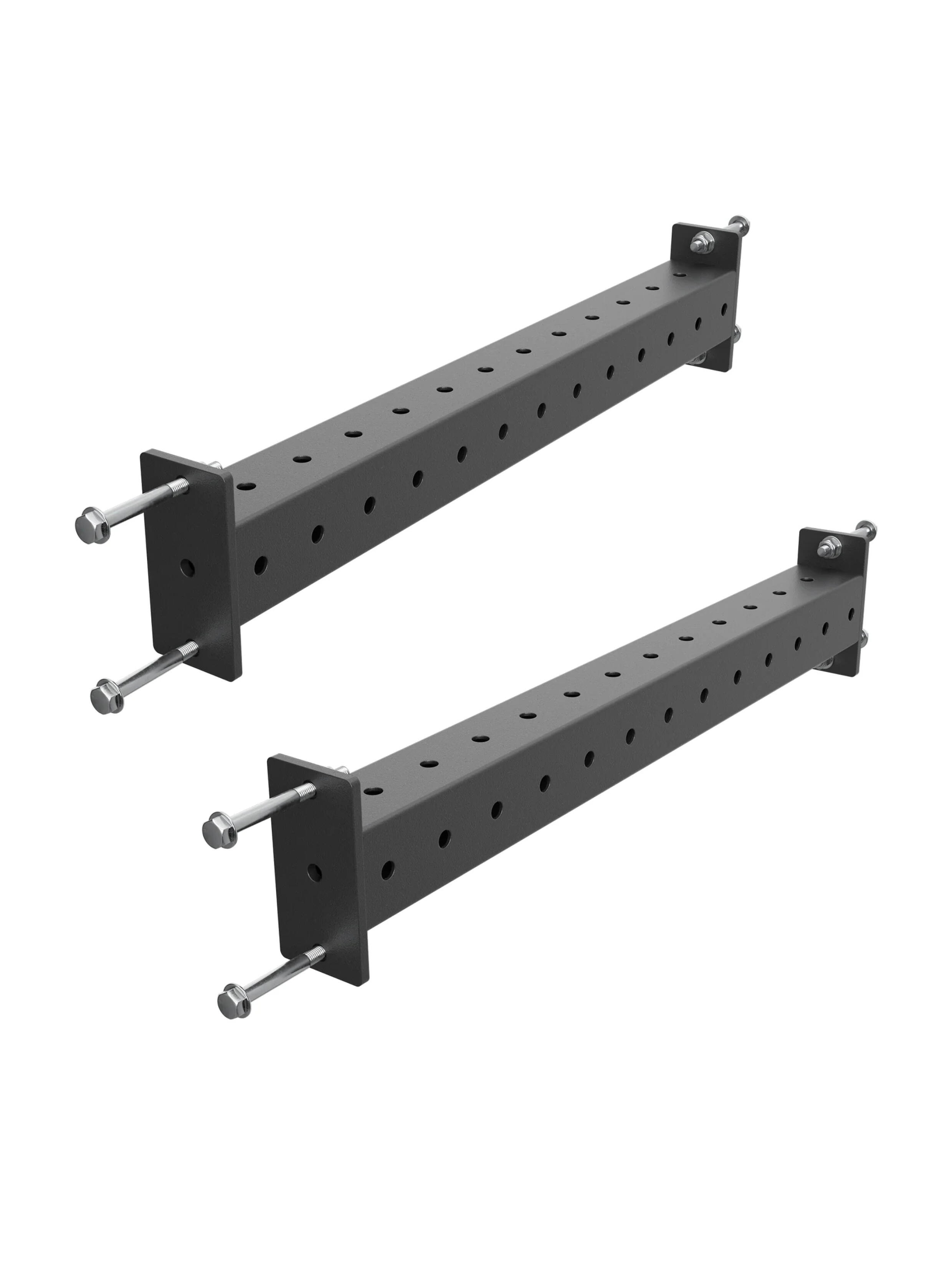R8 78 cm Crossbar | Paarweise | Für eine mittlere Rack-Tiefe | Schwarz 1/6