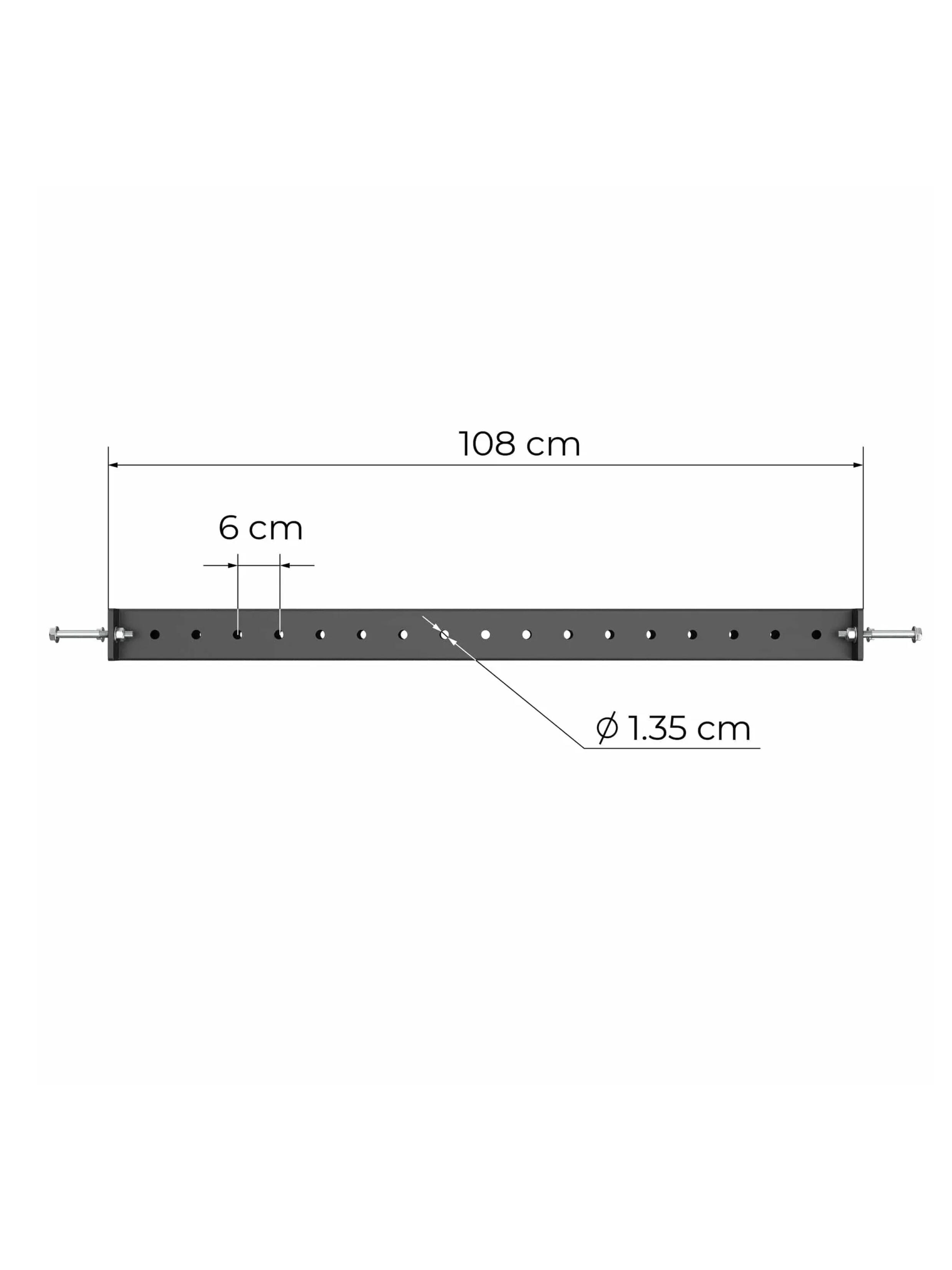 R8 Verstärkte Crossbar | 108 cm | 18 kg schwer 4/7