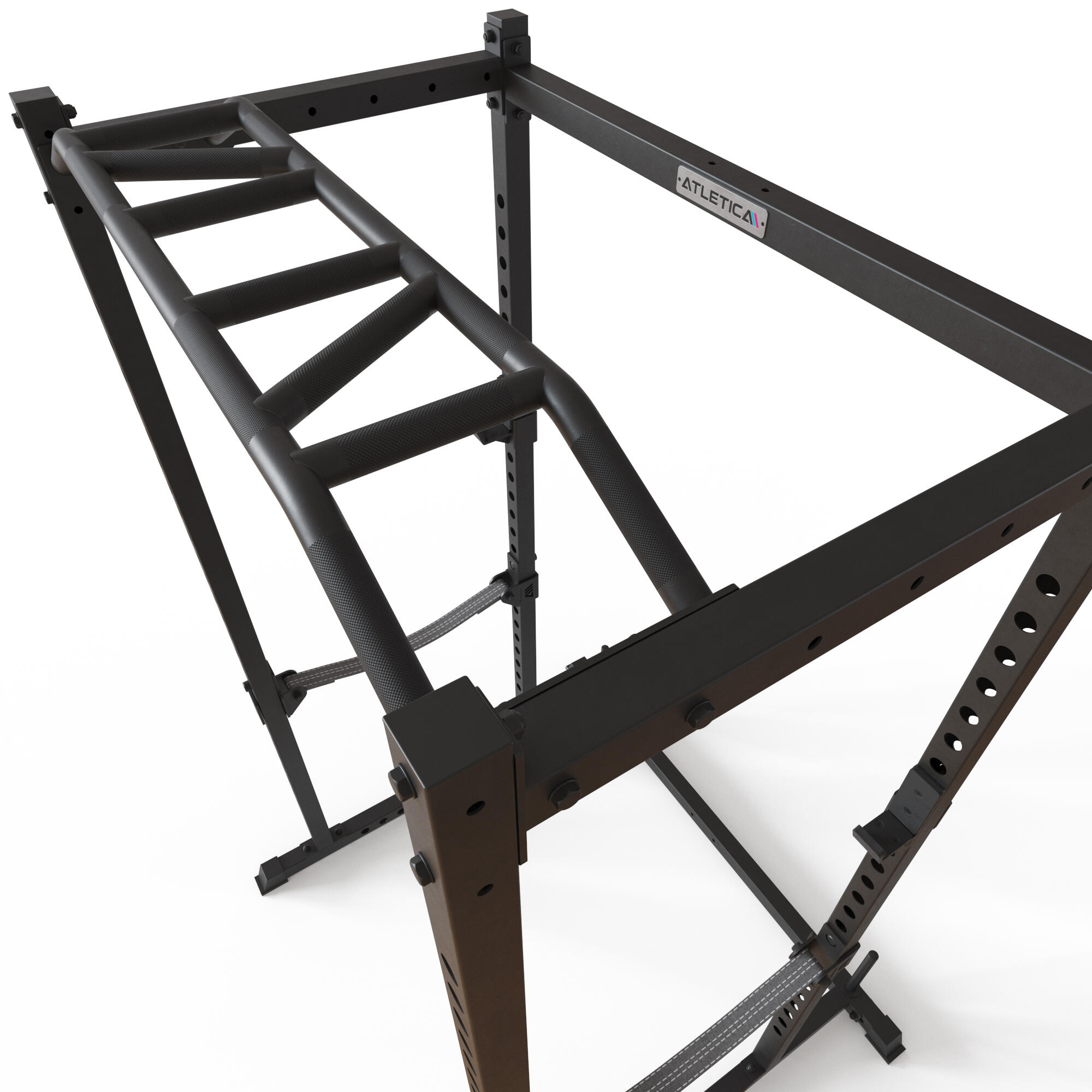 R5-Base Power Rack | Squat Rack Basiskäfig für Grundübungen |195cm höhe 6/6