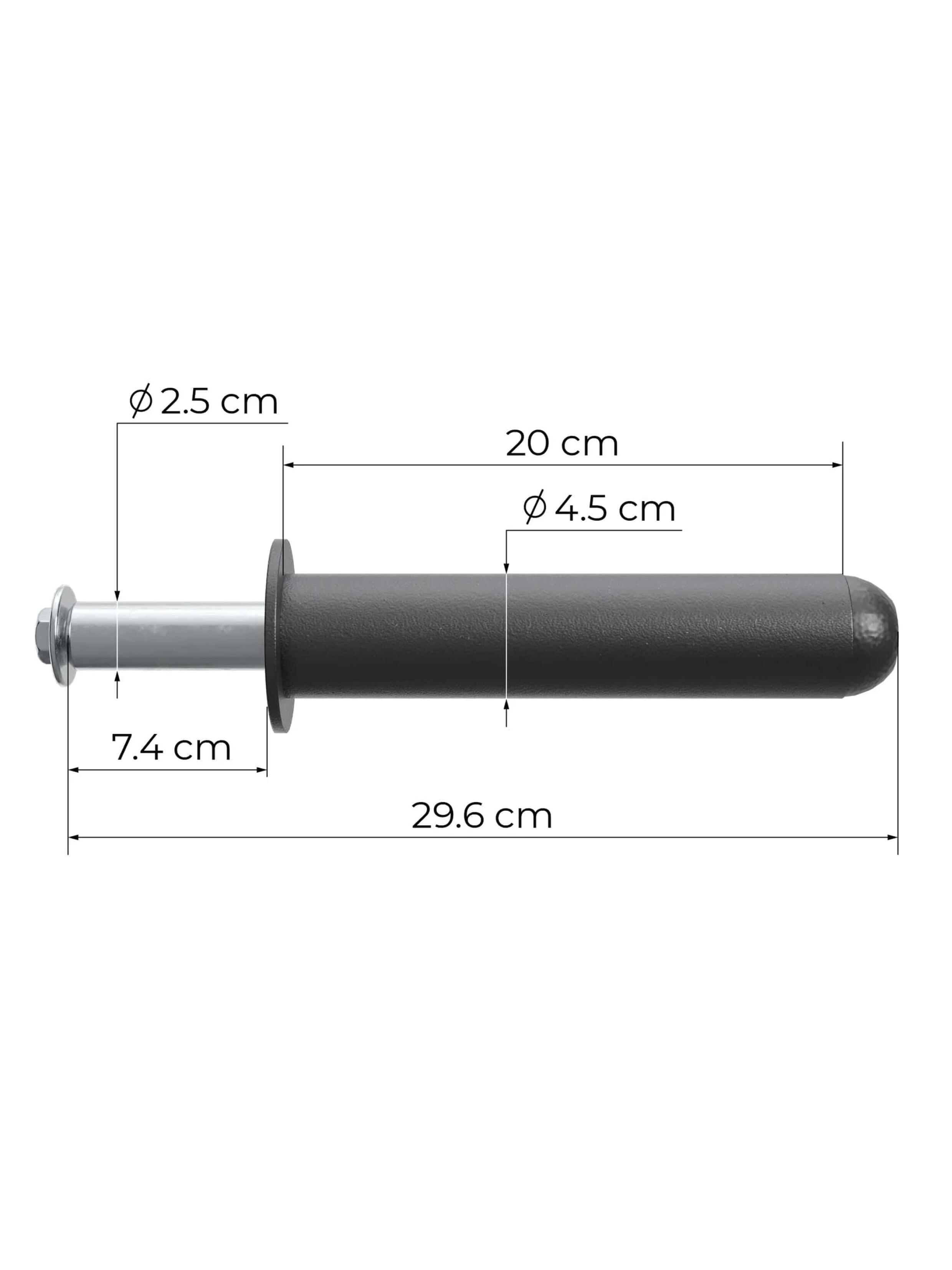 R8 Gewichts-Pins 20 cm | Für mehr Ordnung im Gym | Je 100 kg Tragkraft 5/6