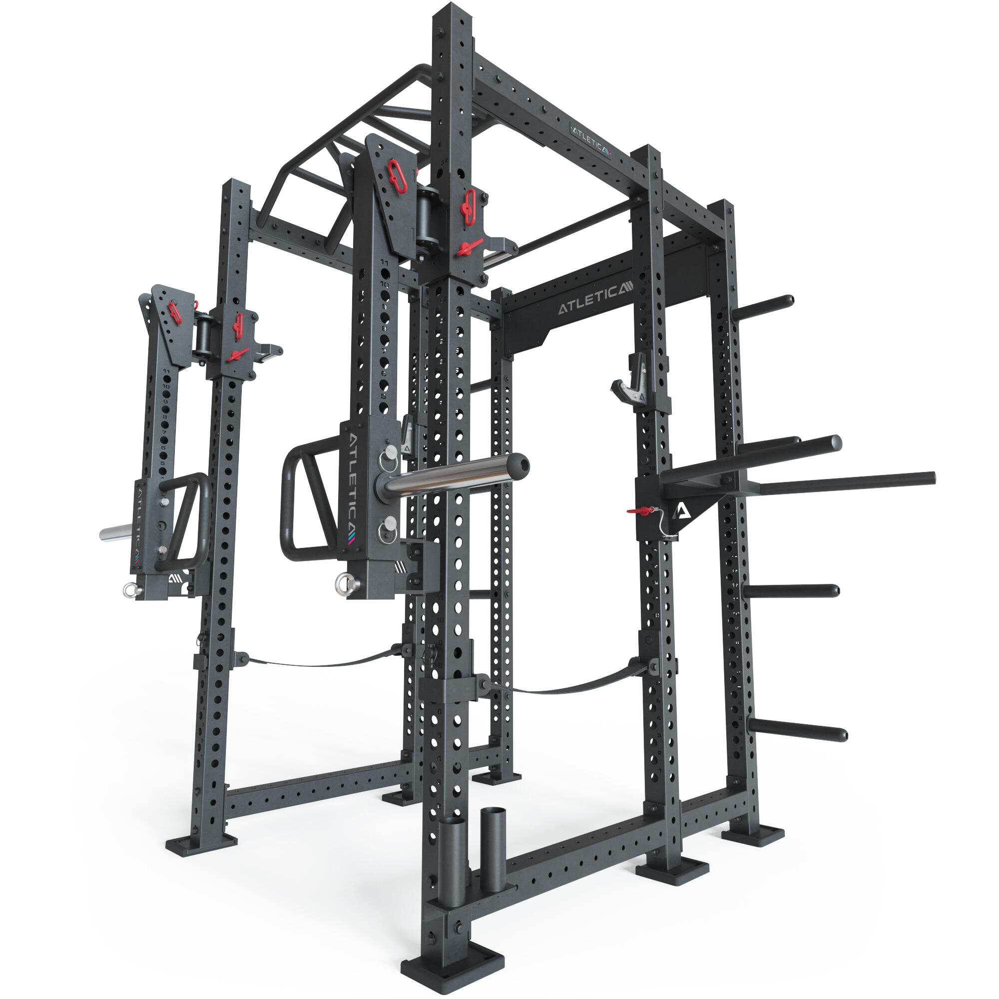 R8-Strike Power Rack | 6-Pfosten-Rack mit Jammer Arms | 279 kg 6/7