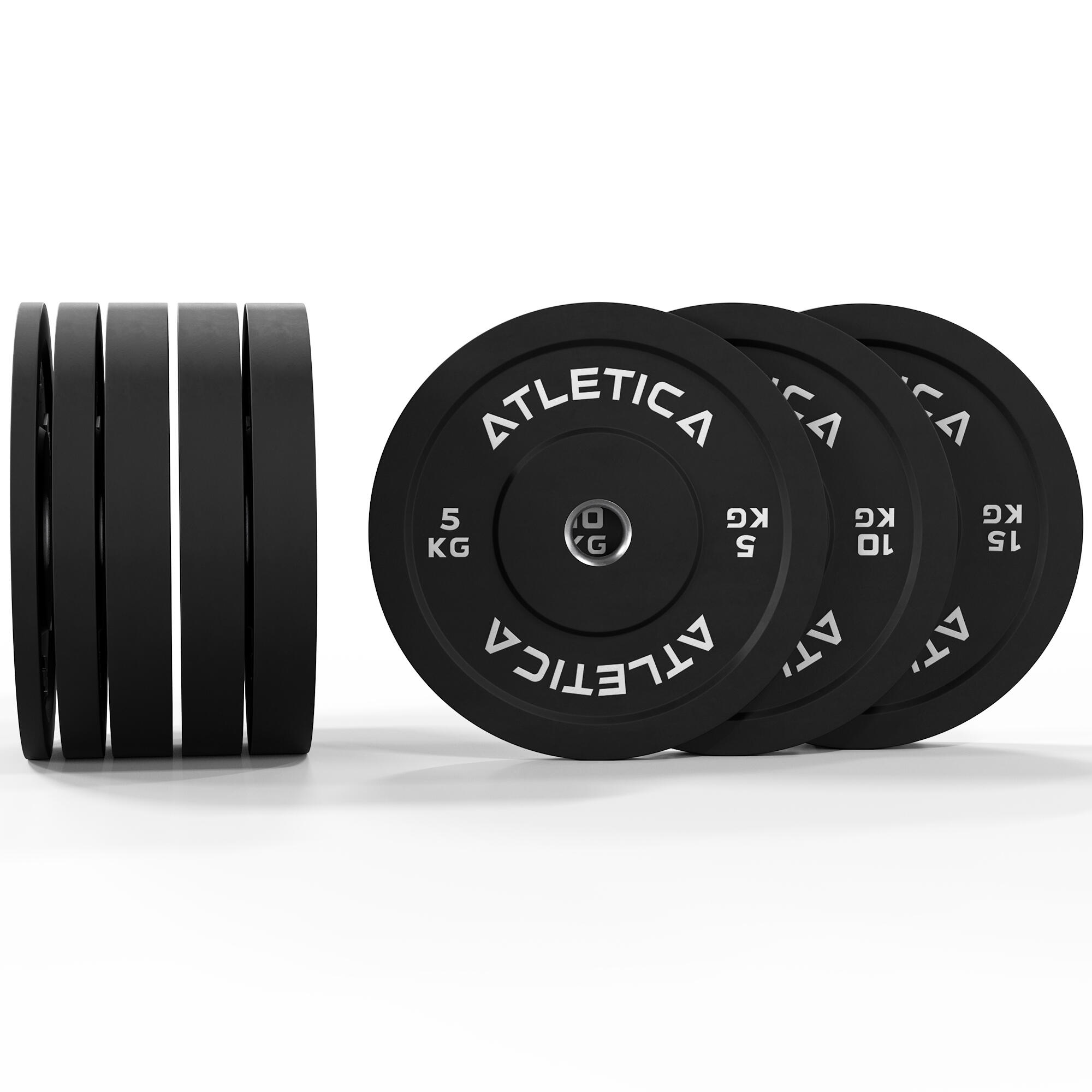 Bumper Plates Set | 90kg bestehend aus 2 x 5 kg ∣ 2 x 10 kg ∣ 4 x 15 kg 3/3