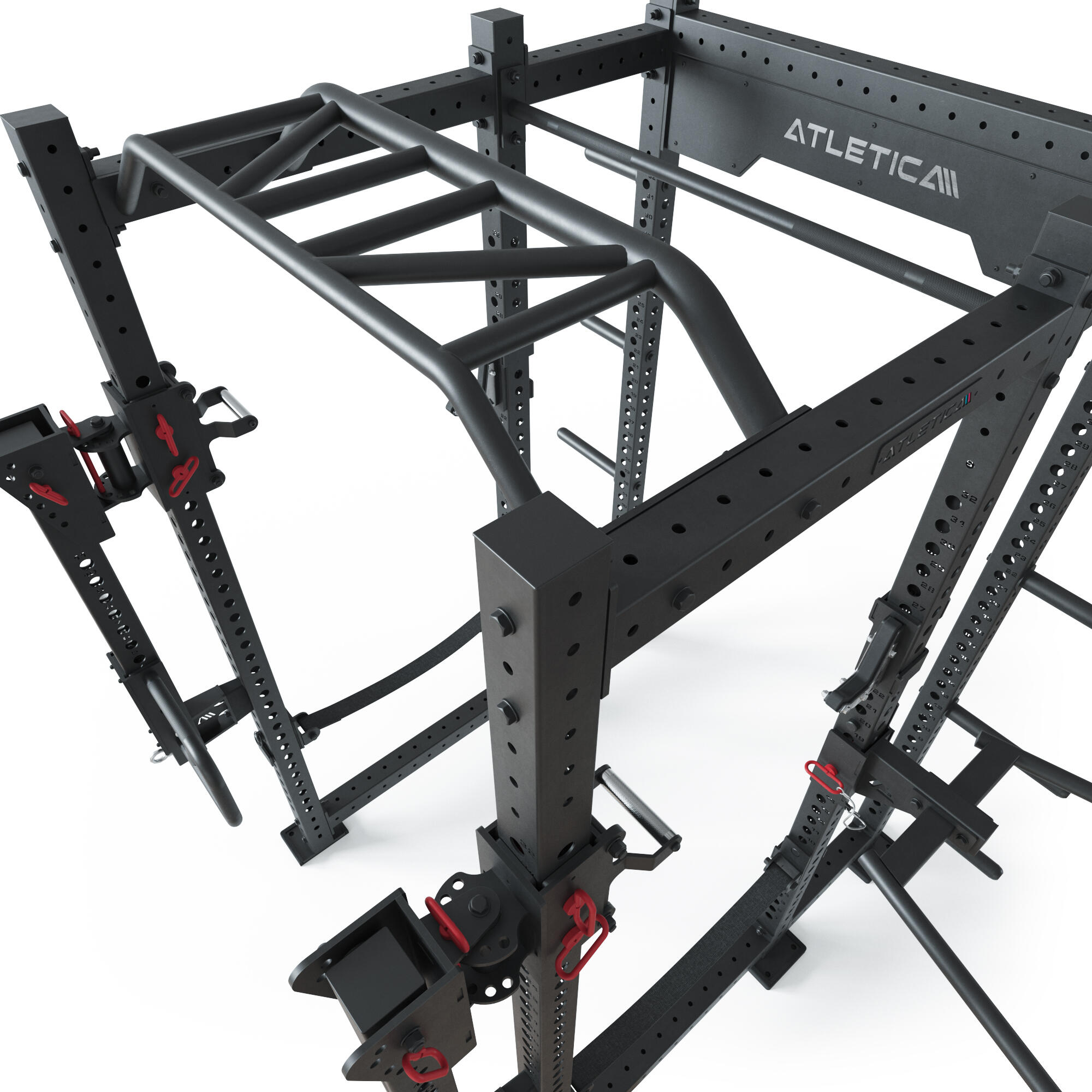 R8-Strike Power Rack | 6-Pfosten-Rack mit Jammer Arms | 279 kg 7/7